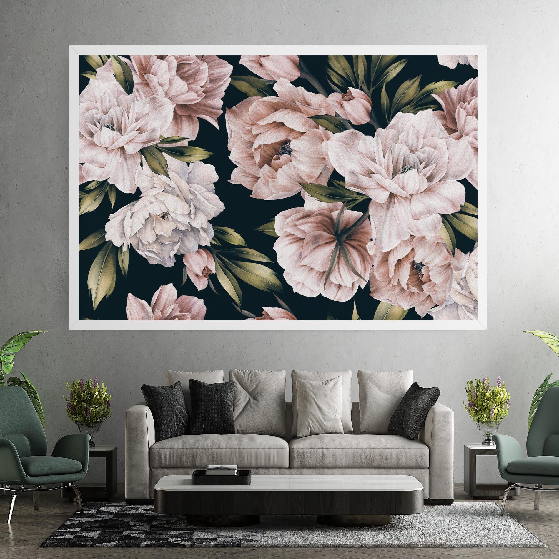 Tablou Canvas Flori De Bujori mockup 7