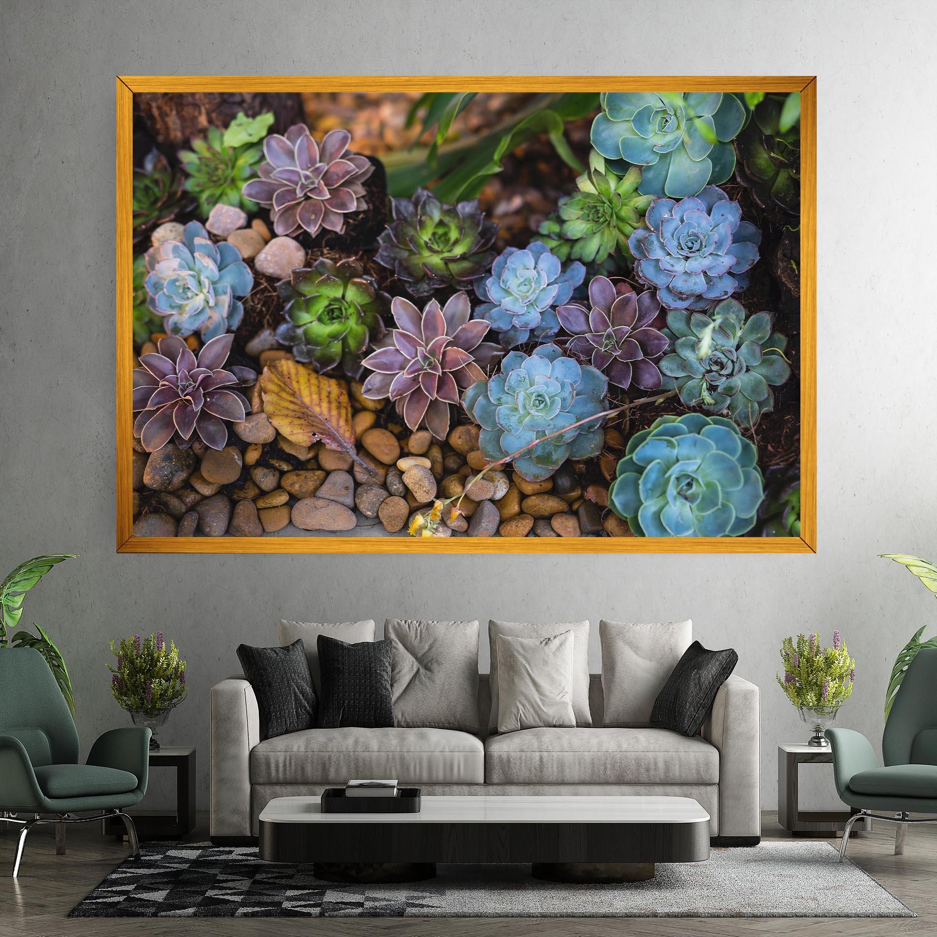 Tablou Canvas Colorful Flowers mockup 7