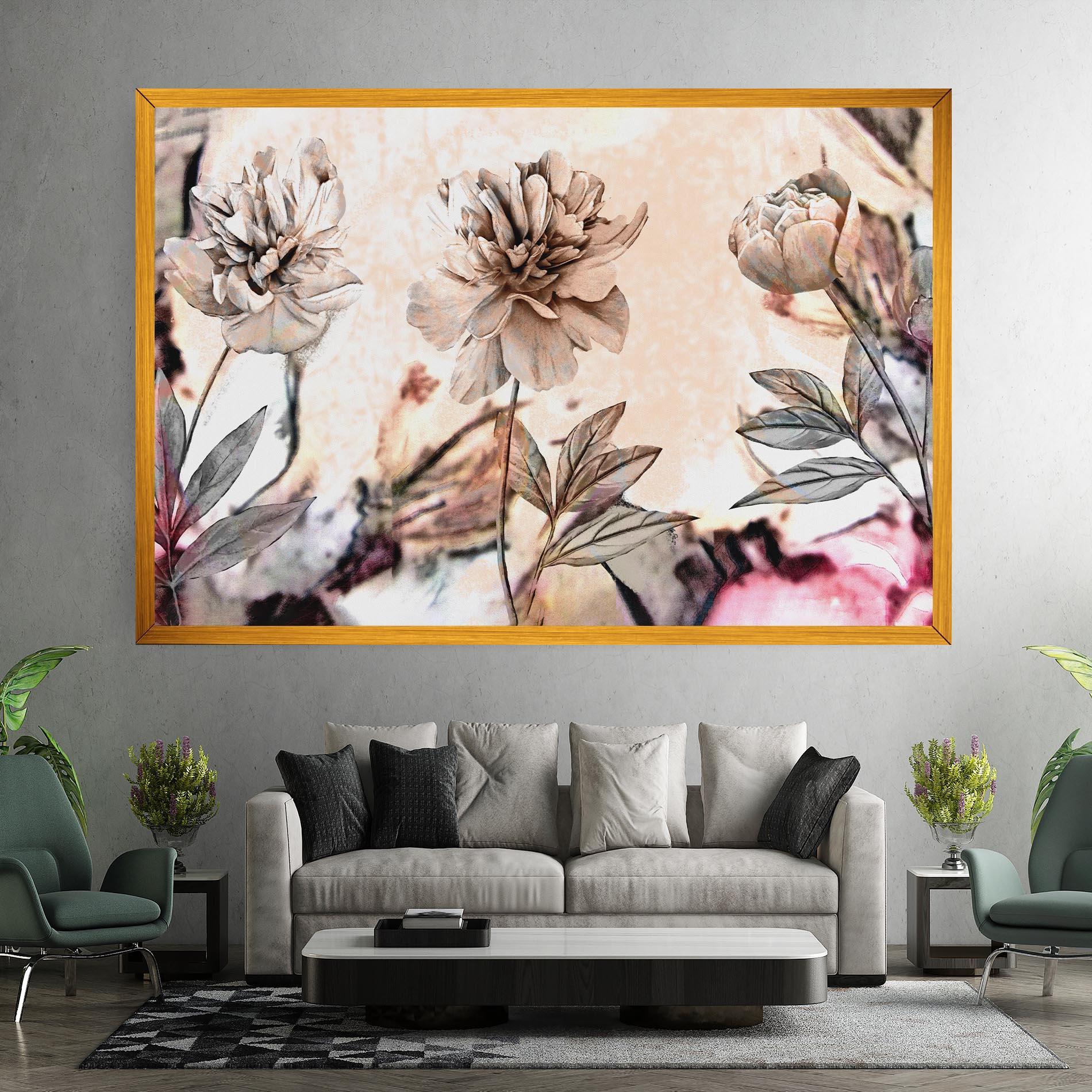 Tablou Canvas Painted Roses mockup 7