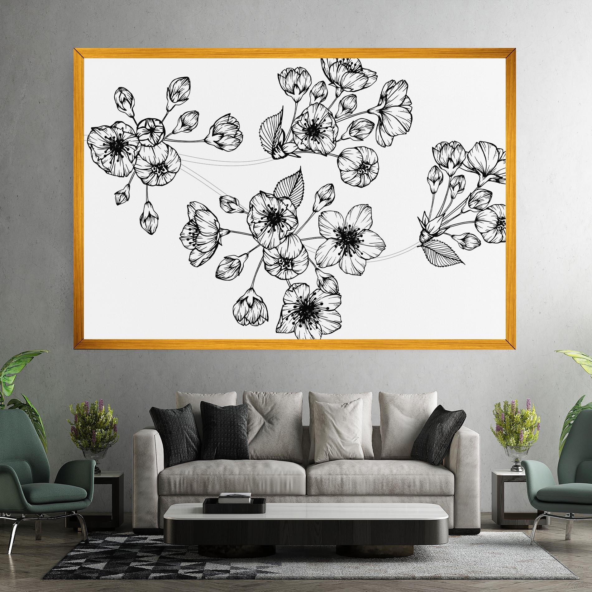 Tablou Canvas Sakura Line mockup 7