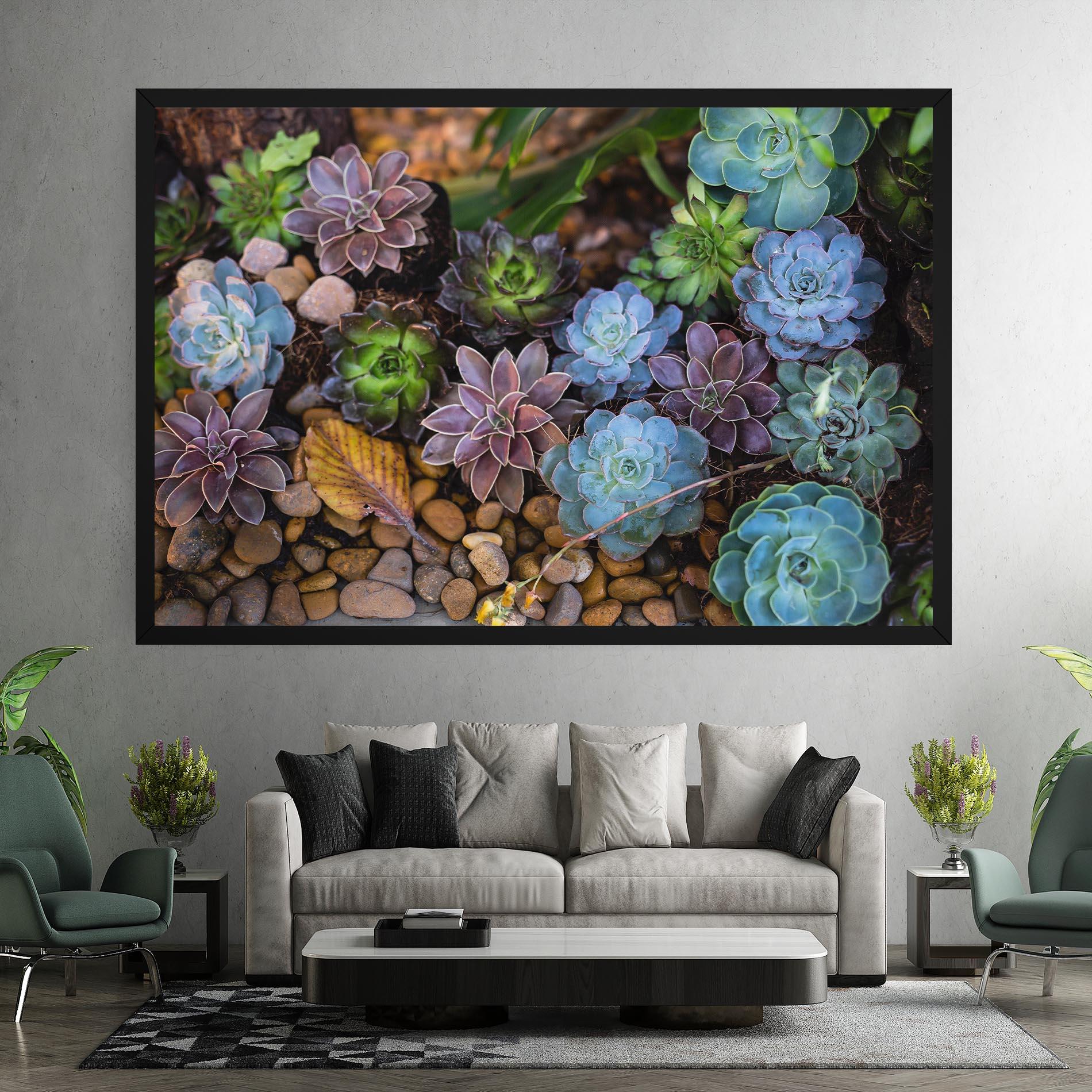 Tablou Canvas Colorful Flowers mockup 7