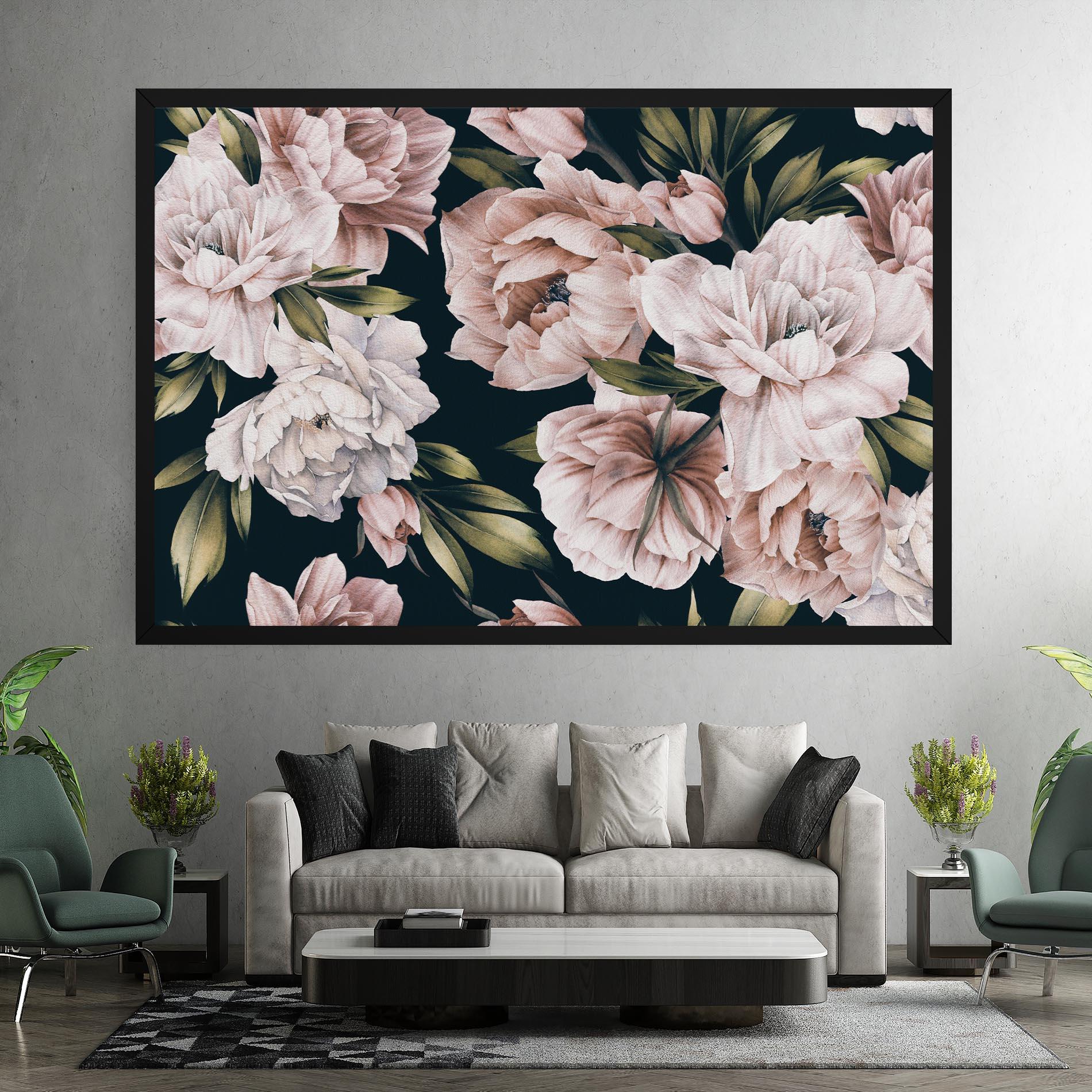 Tablou Canvas Flori De Bujori mockup 7