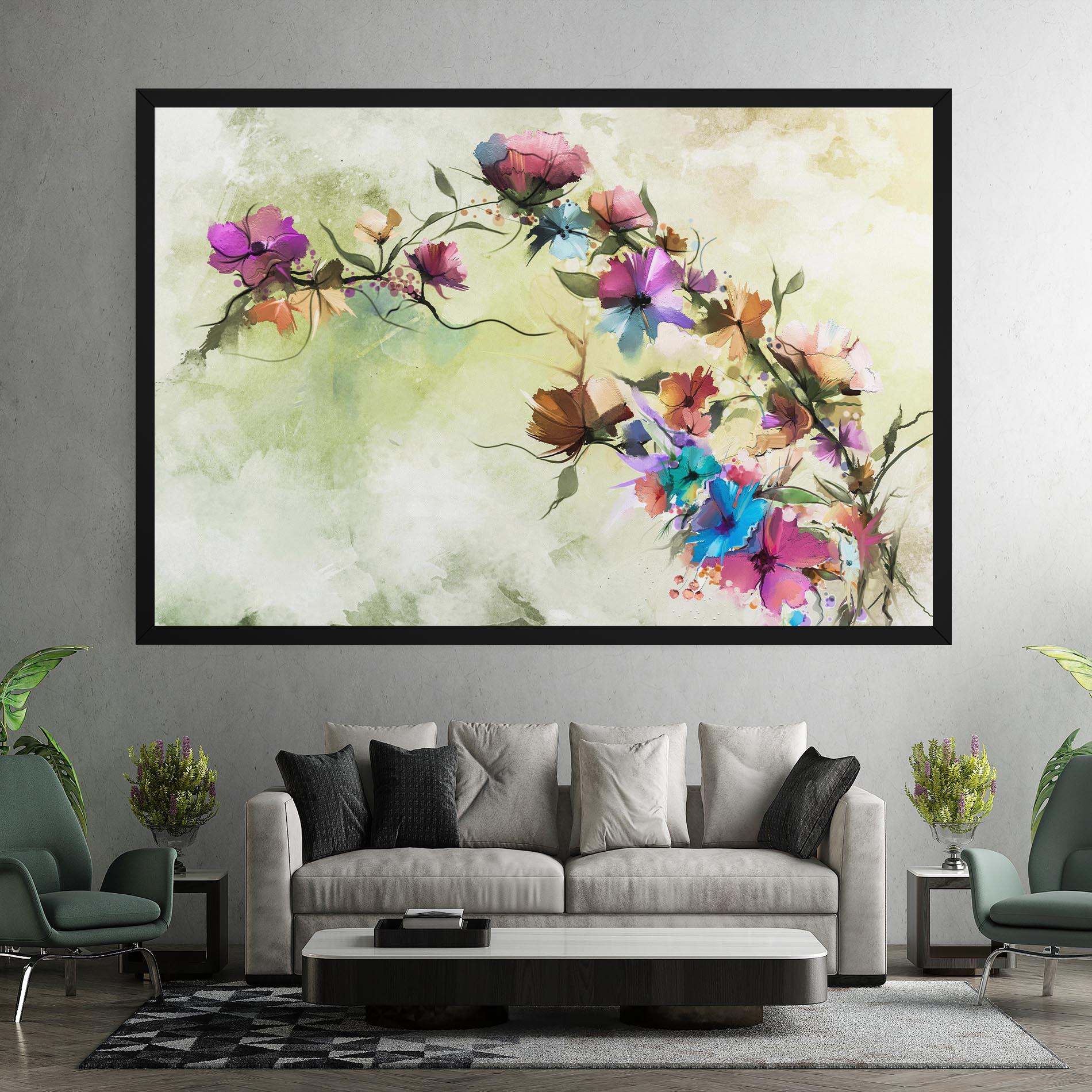 Tablou Canvas Ramura Cu Flori mockup 7