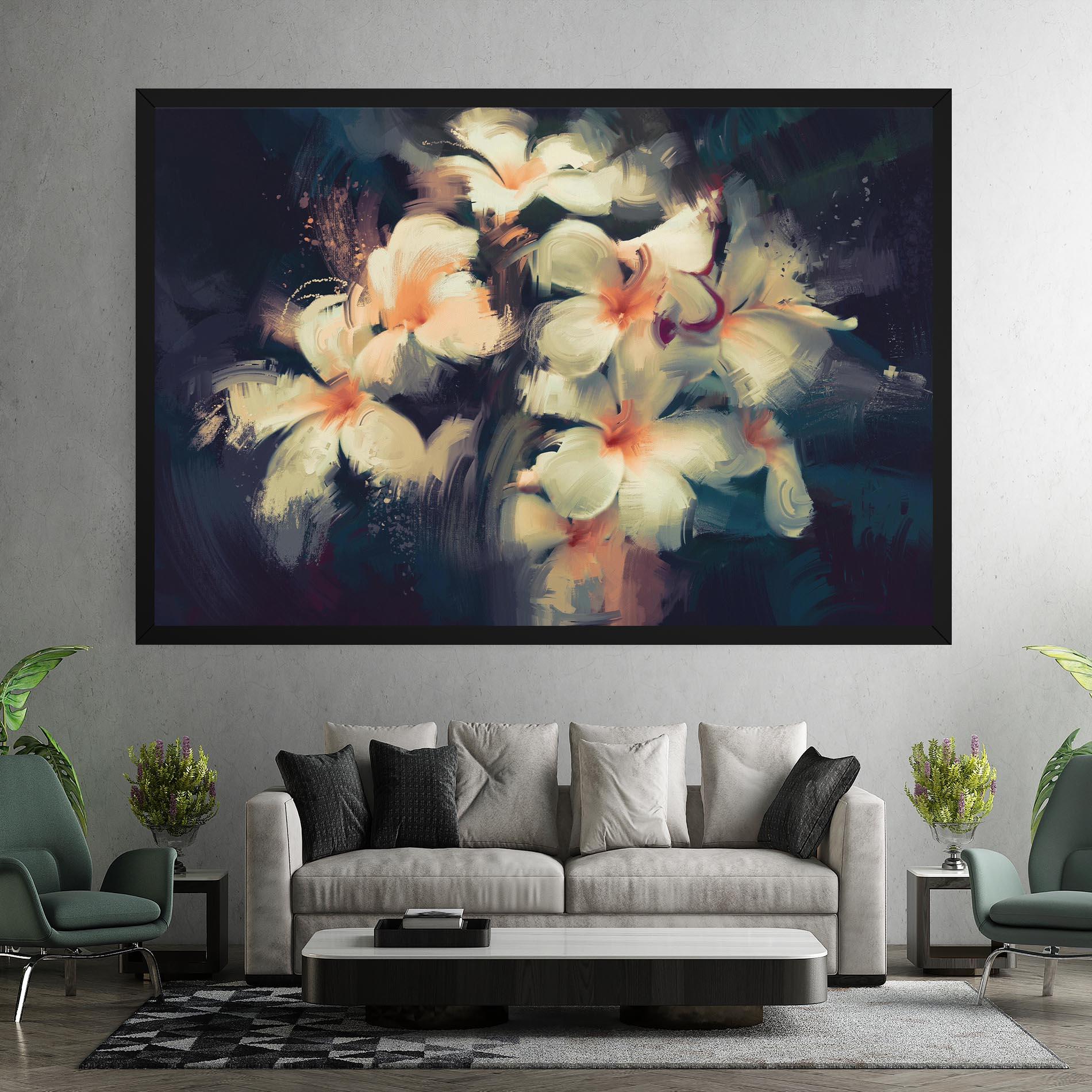 Tablou Canvas White Lilys mockup 7