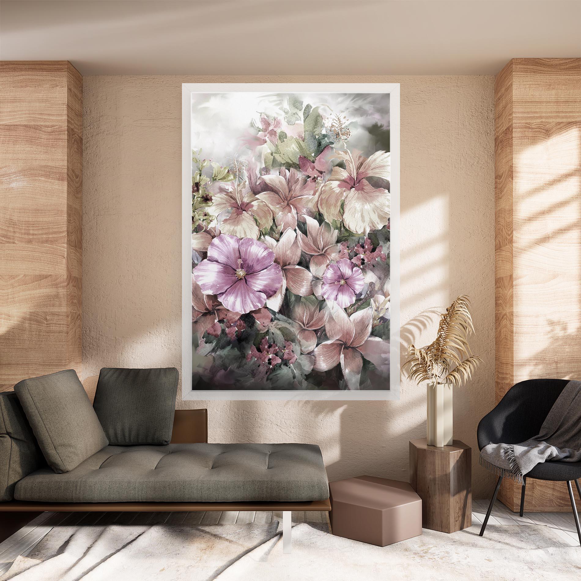 Tablou Canvas Contrastul De Flori mockup 8