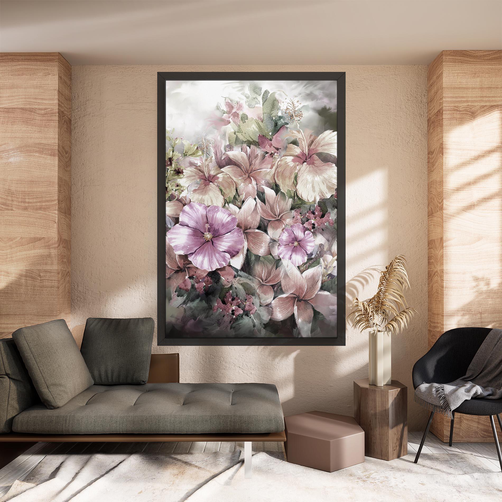 Tablou Canvas Contrastul De Flori mockup 8