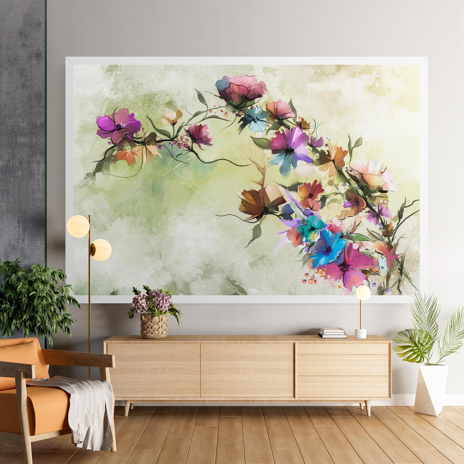 Tablou Canvas Ramura Cu Flori mockup 9