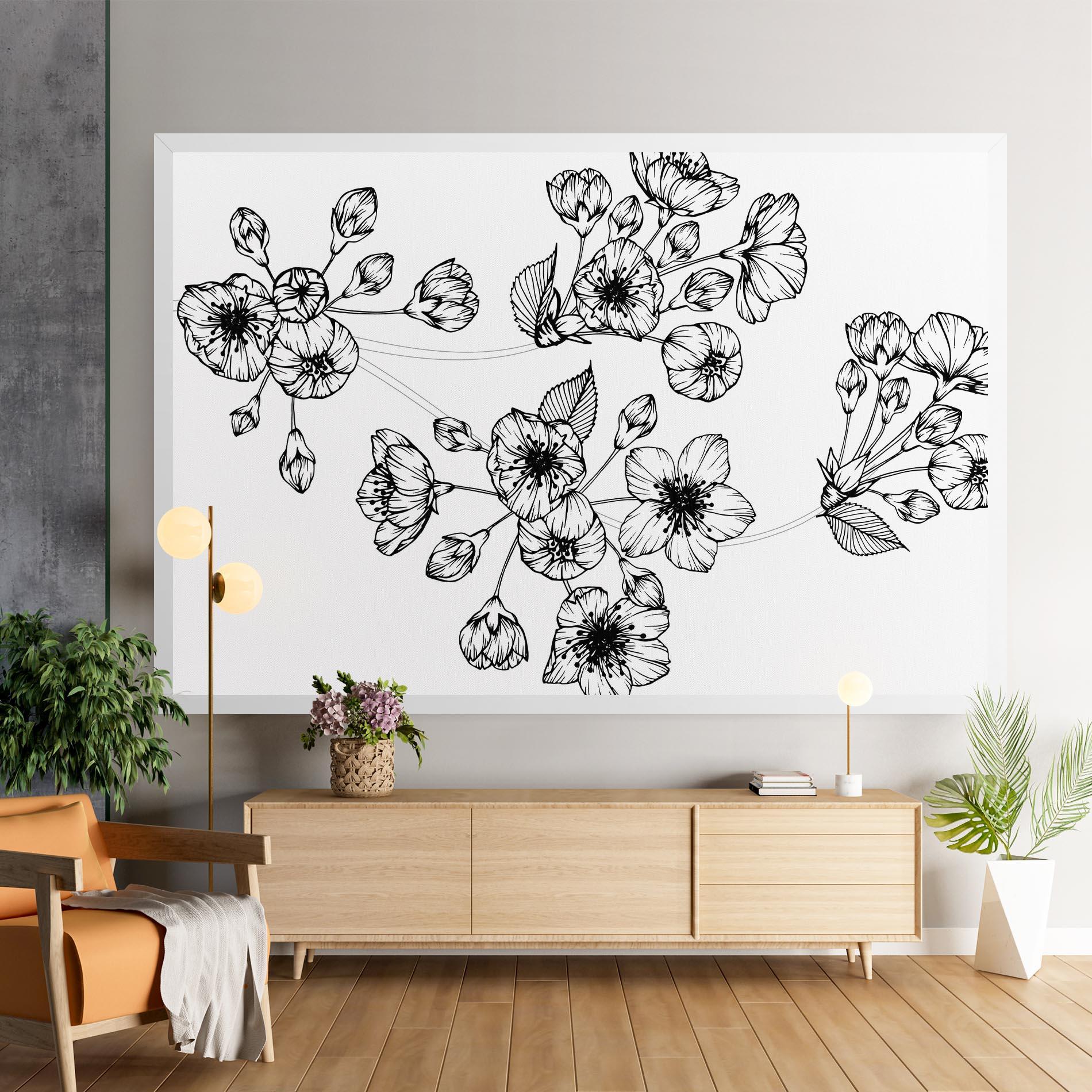 Tablou Canvas Sakura Line mockup 9