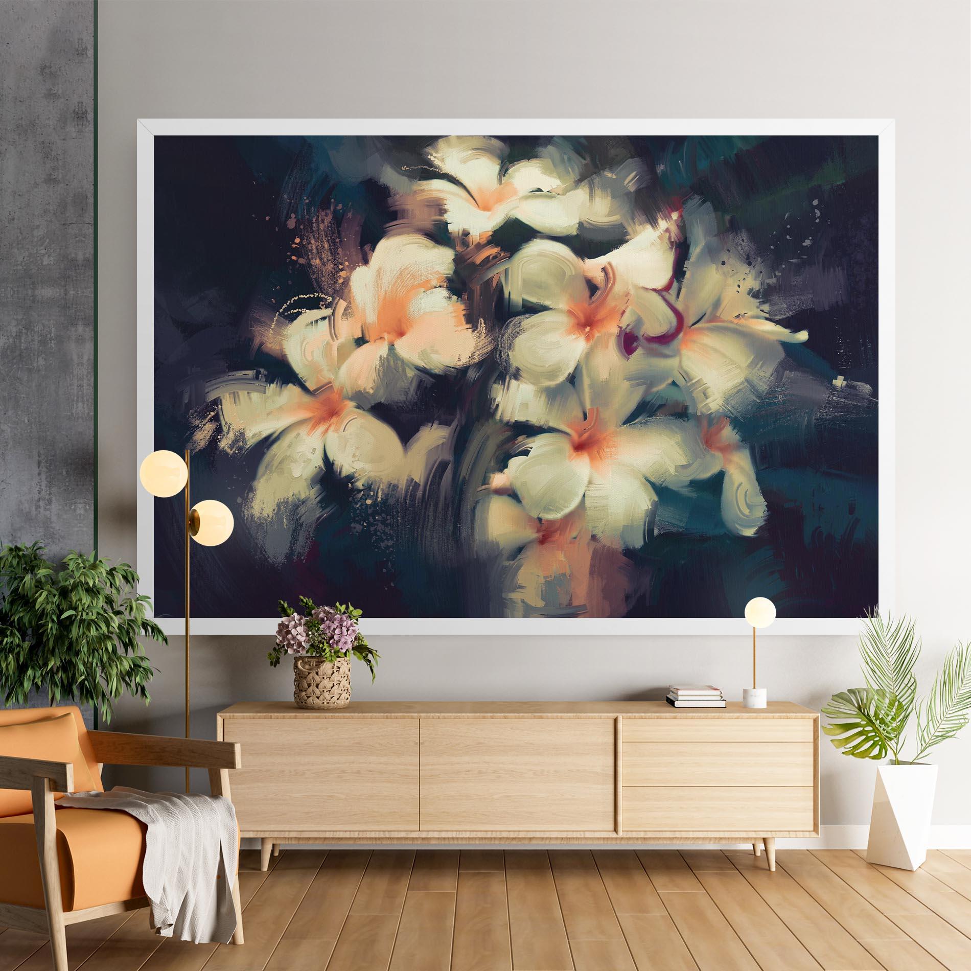 Tablou Canvas White Lilys mockup 9
