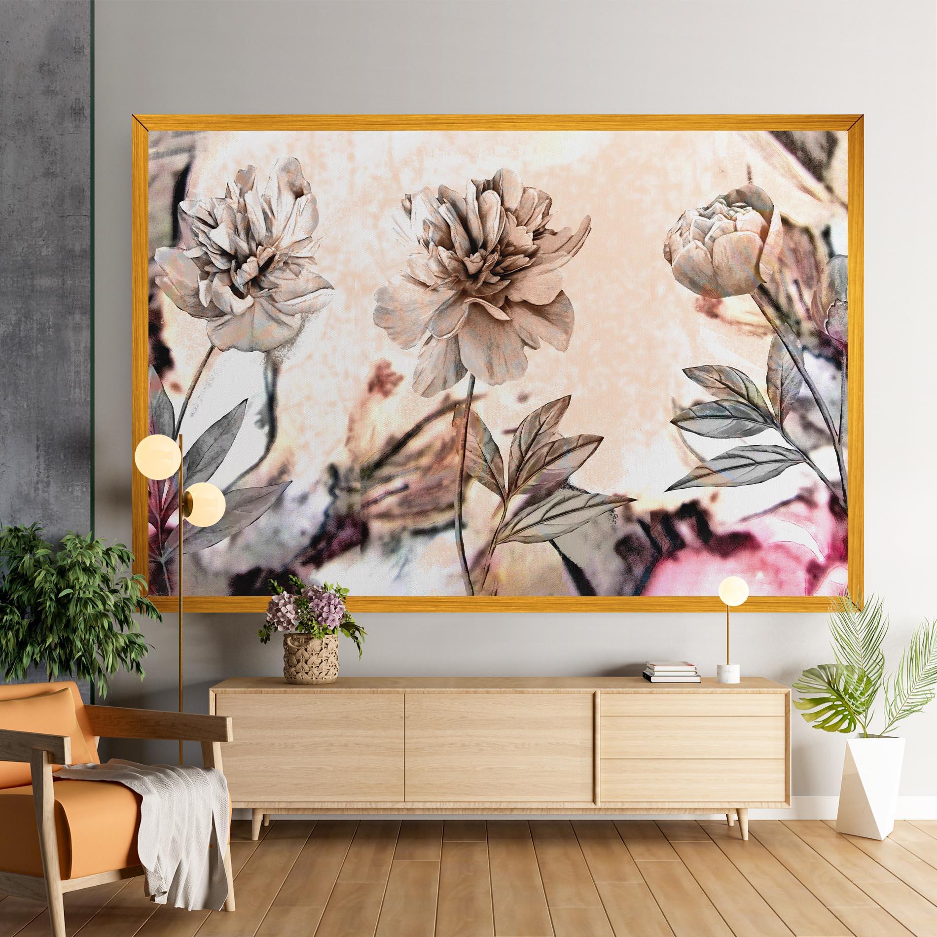 Tablou Canvas Painted Roses mockup 9