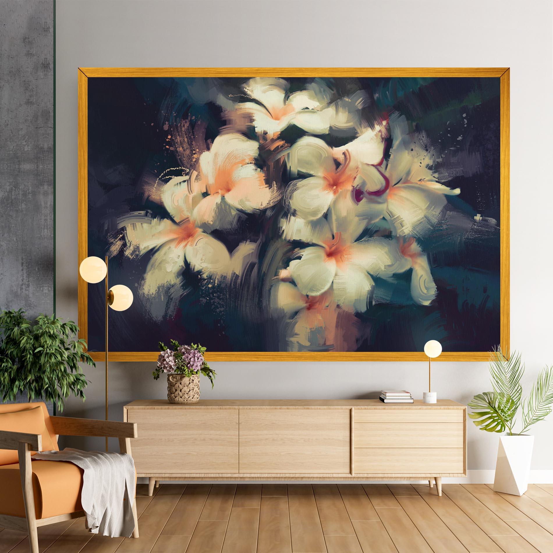 Tablou Canvas White Lilys mockup 9