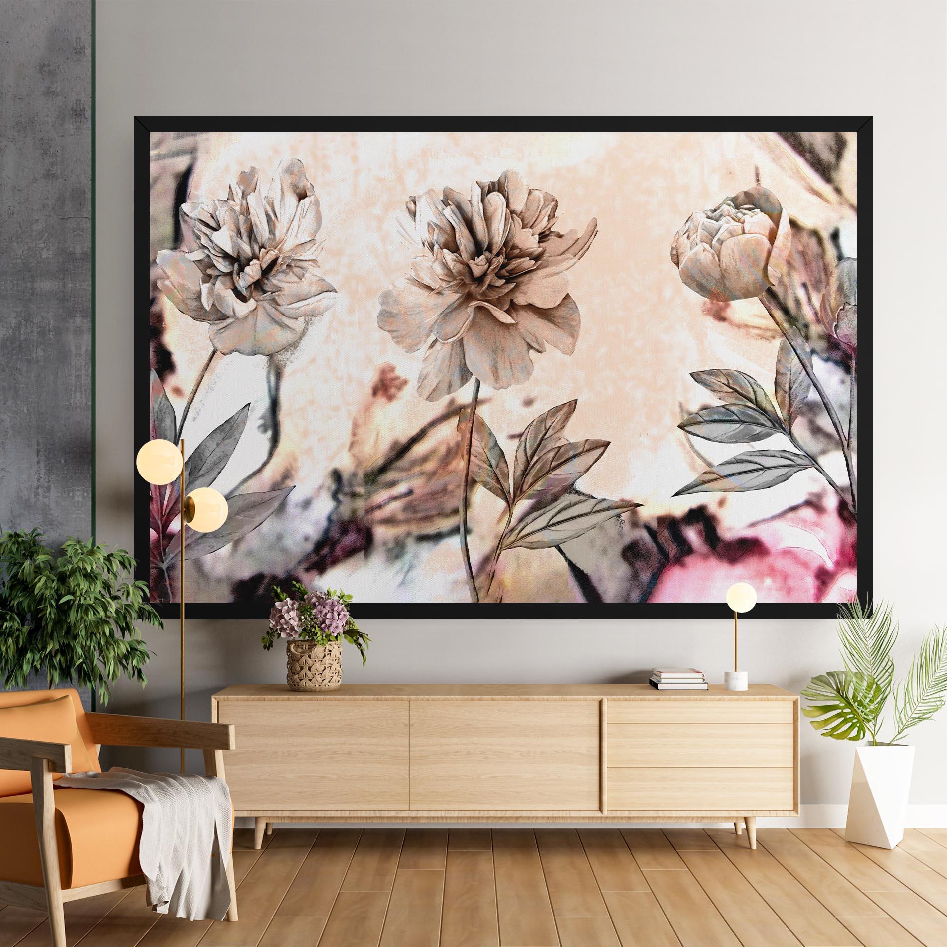 Tablou Canvas Painted Roses mockup 9