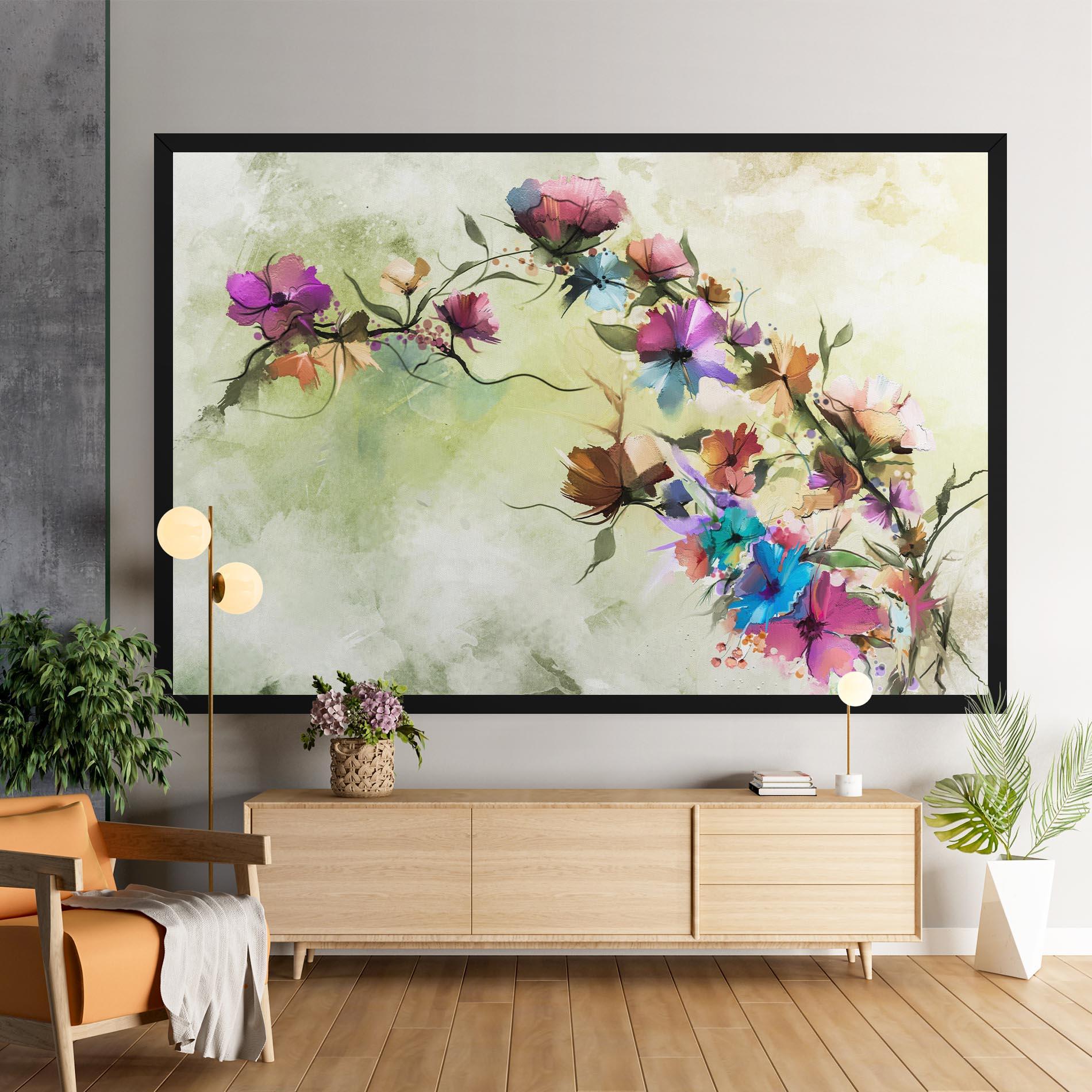 Tablou Canvas Ramura Cu Flori mockup 9