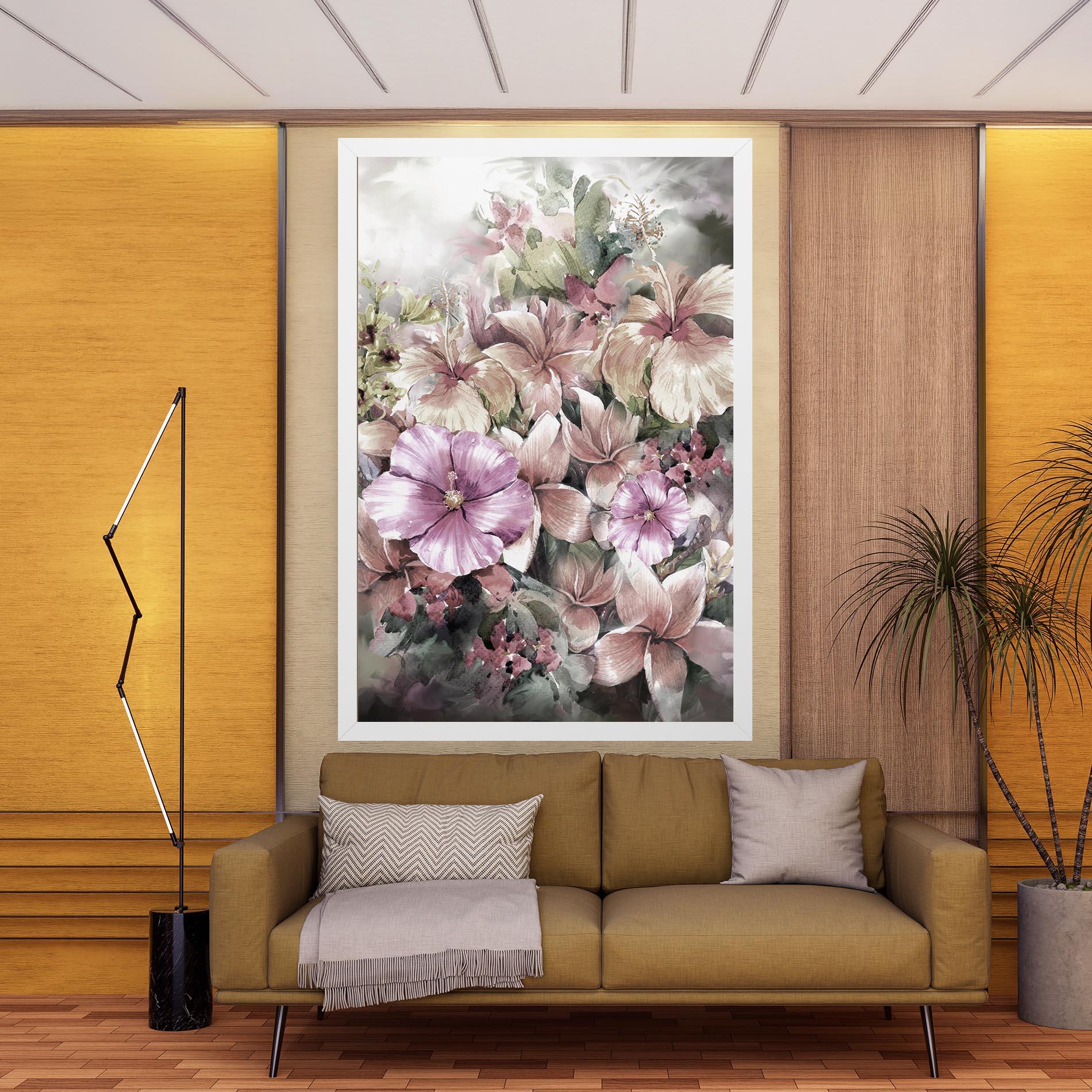 Tablou Canvas Contrastul De Flori mockup 9