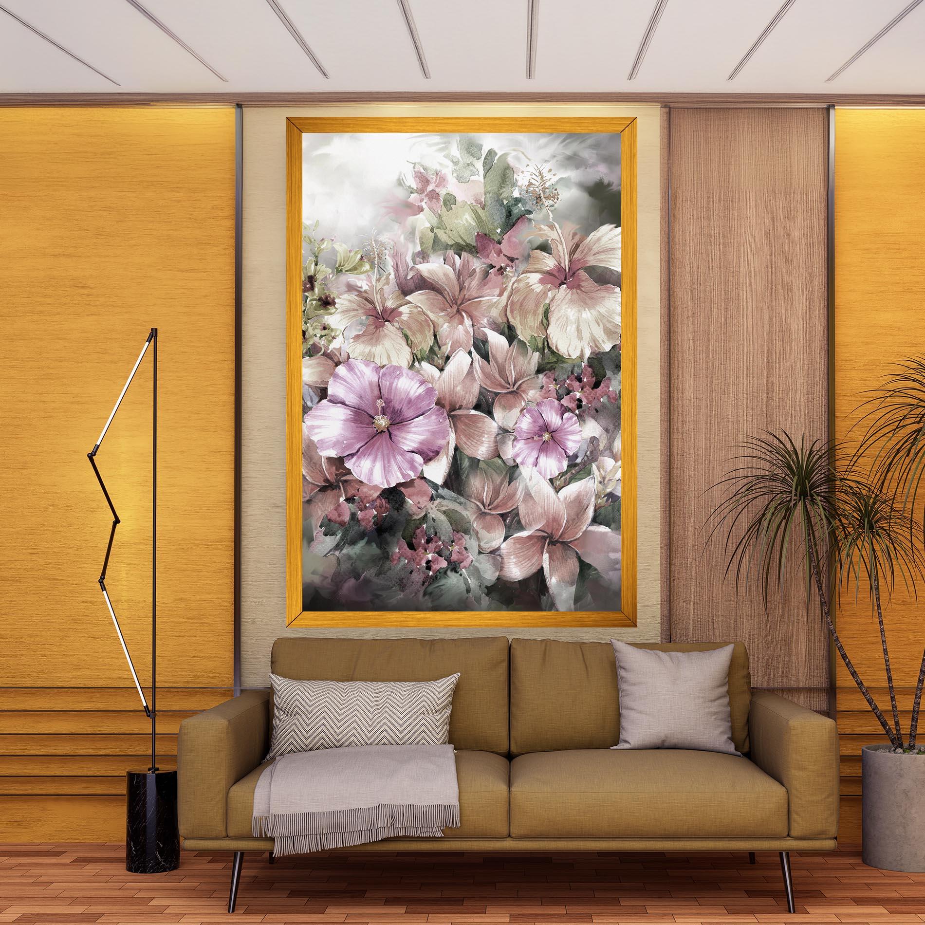 Tablou Canvas Contrastul De Flori mockup 9