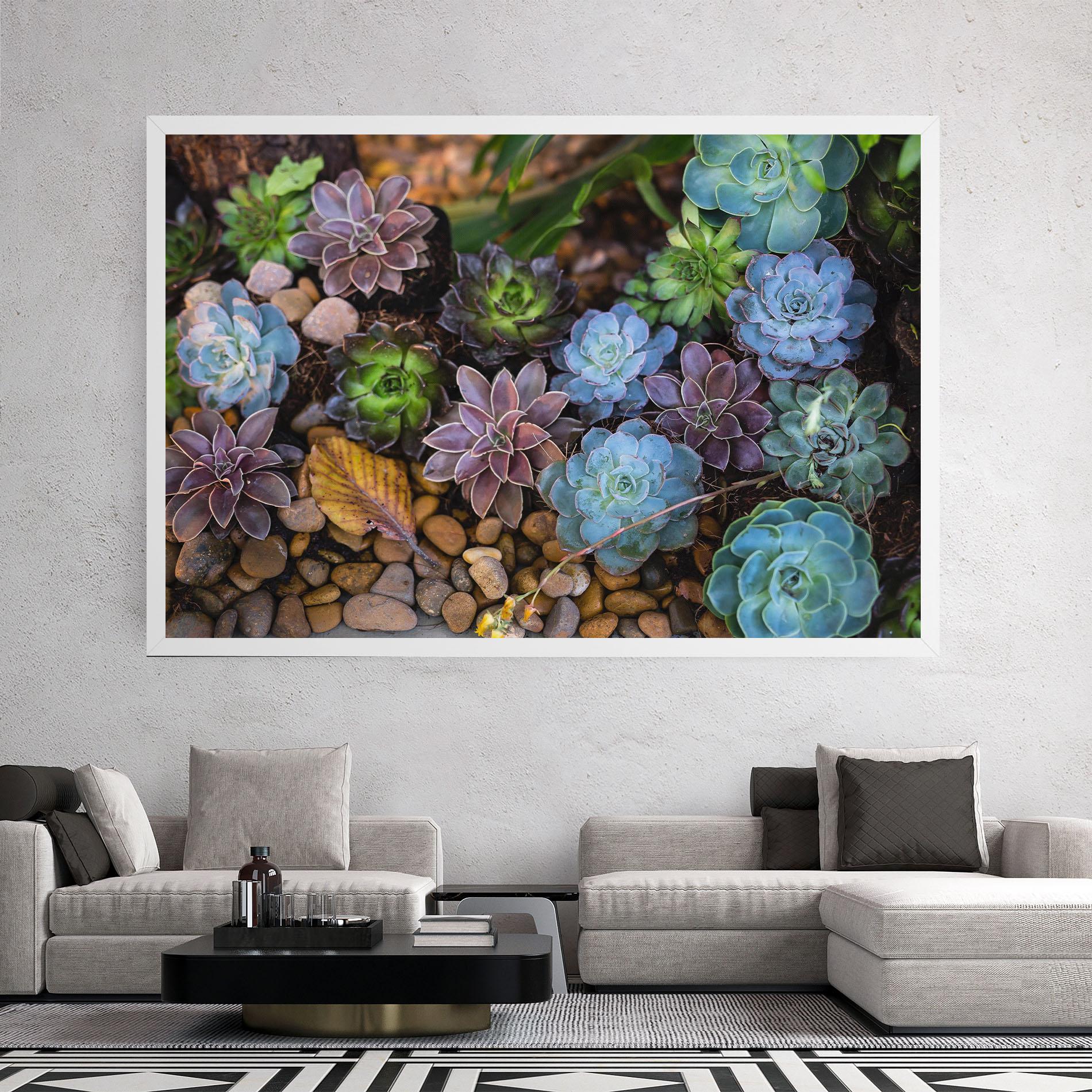 Tablou Canvas Colorful Flowers mockup 2