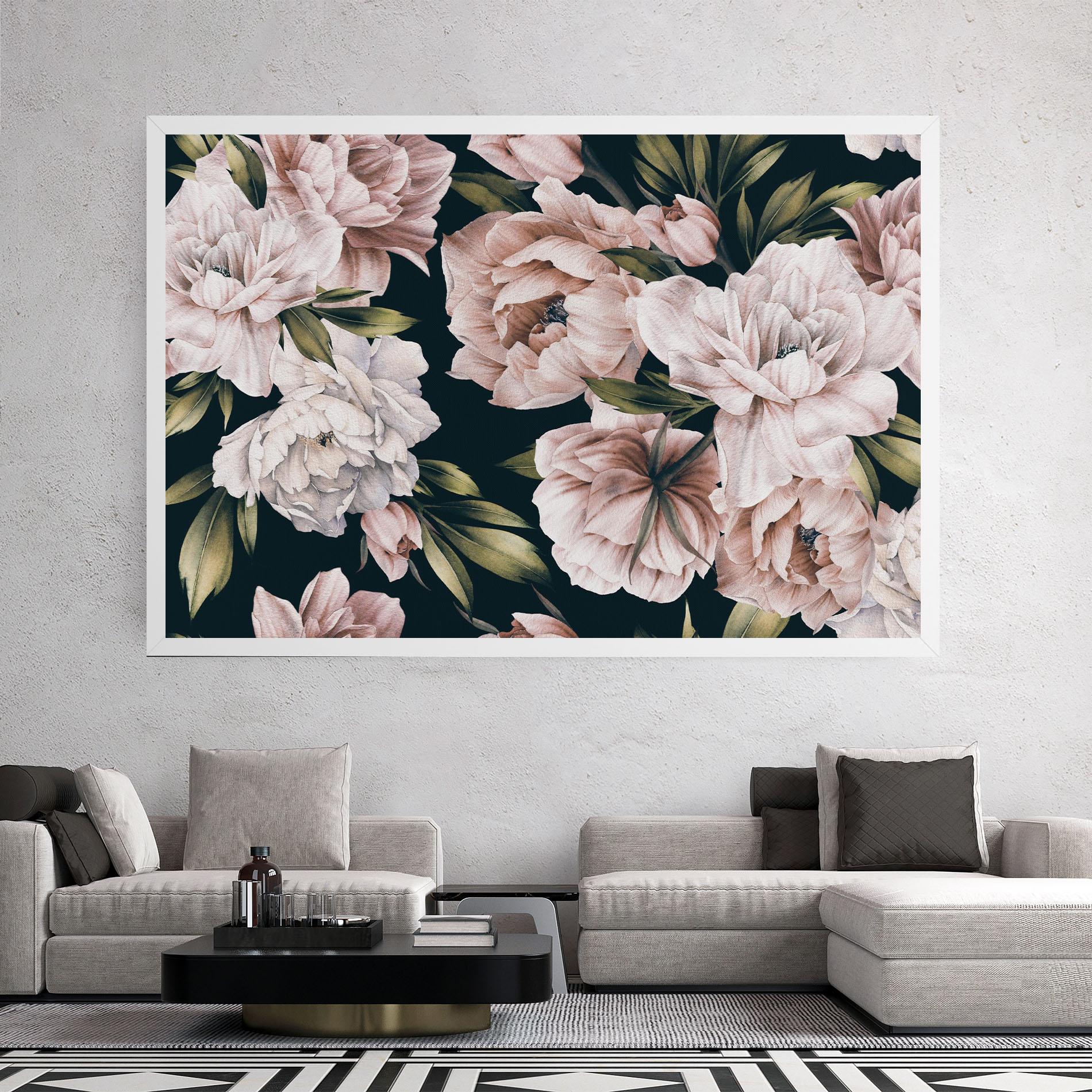 Tablou Canvas Flori De Bujori mockup 2