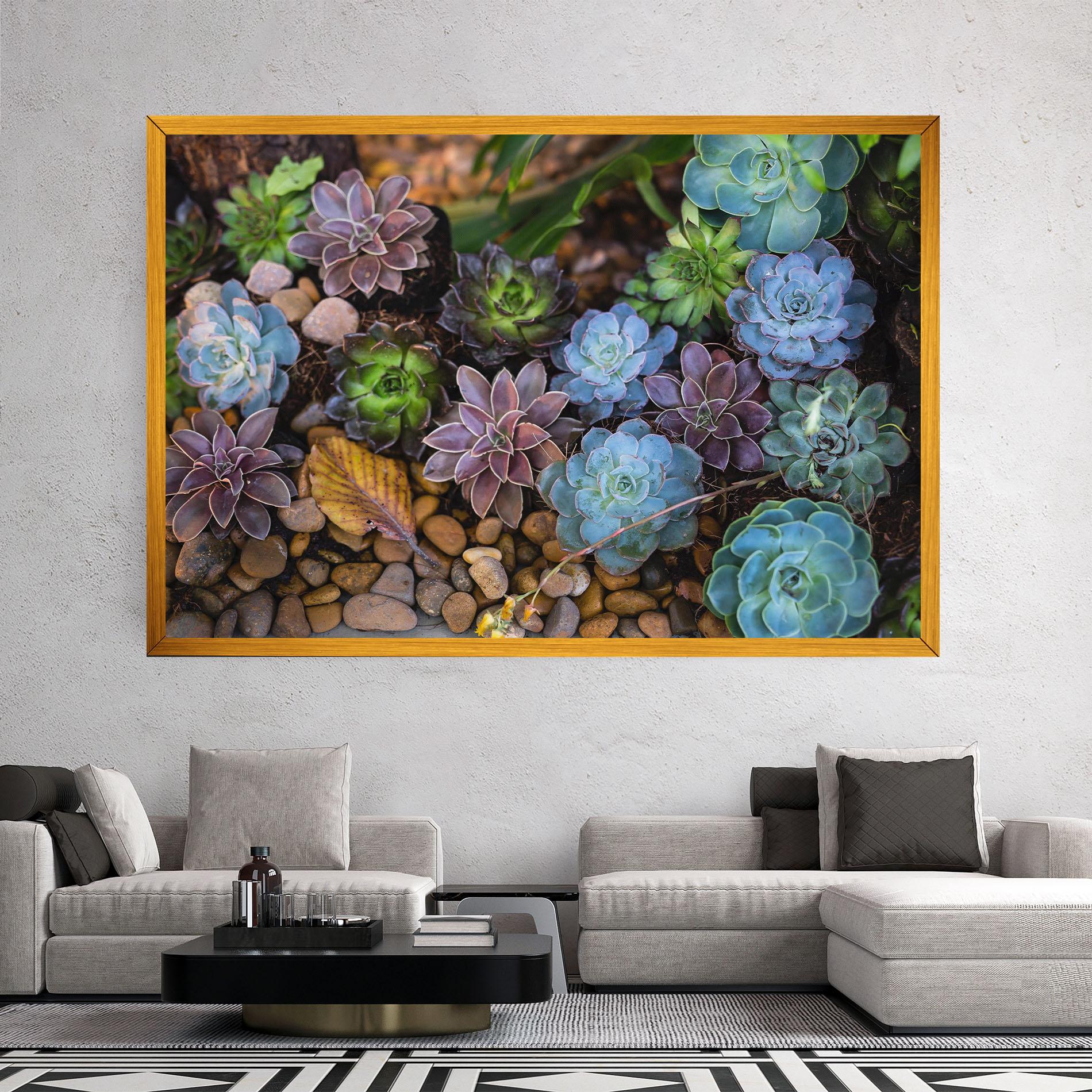 Tablou Canvas Colorful Flowers mockup 2