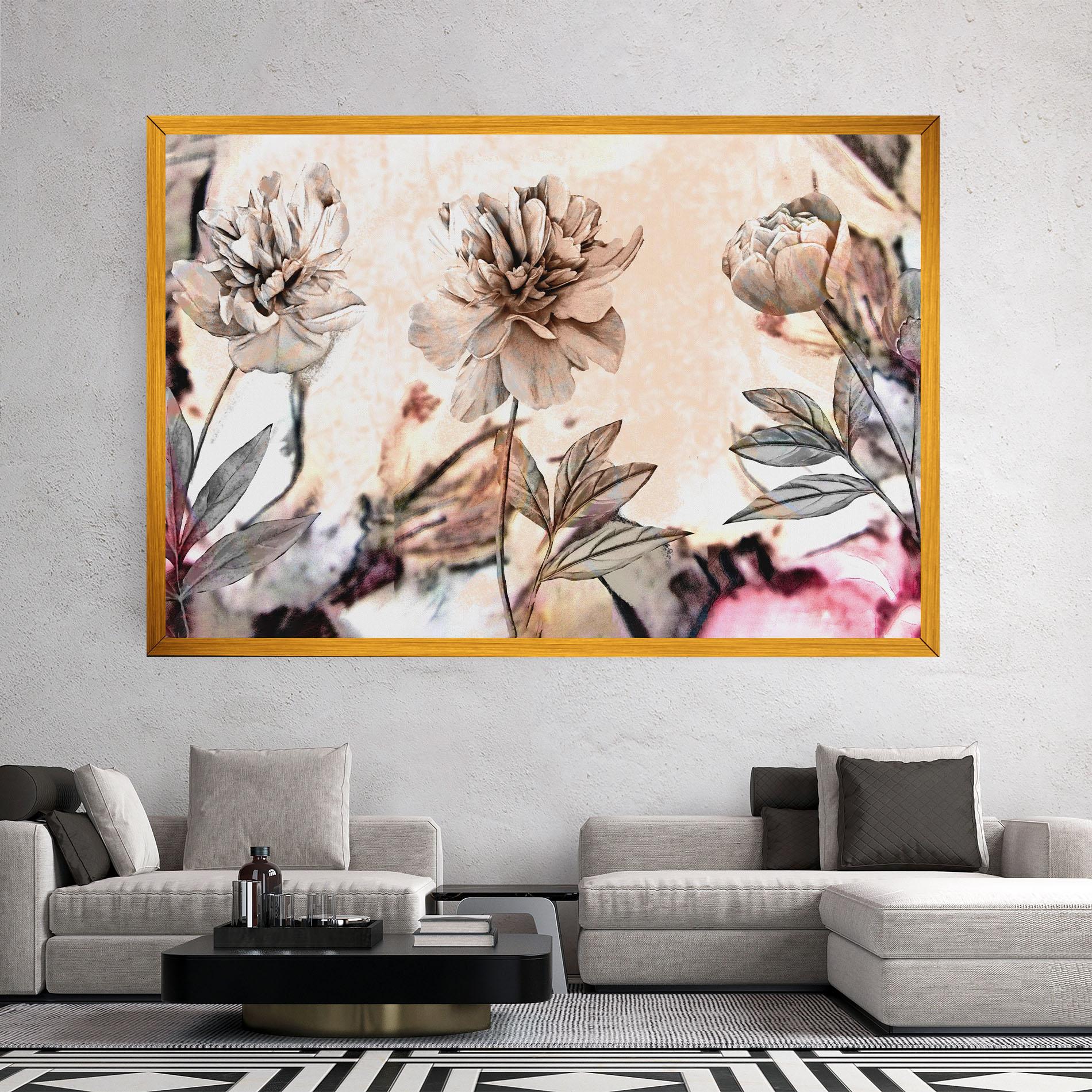 Tablou Canvas Painted Roses mockup 2