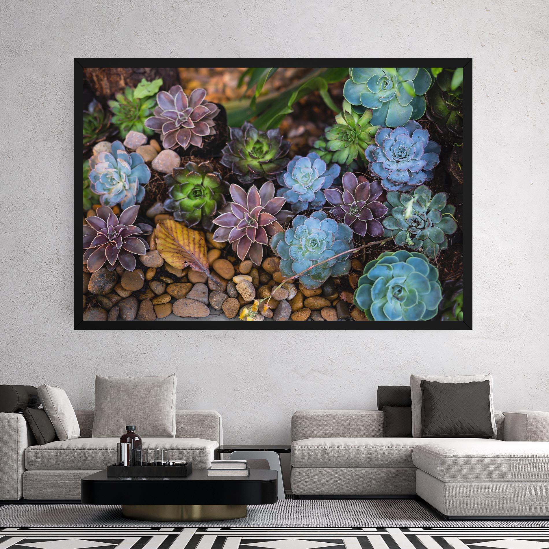 Tablou Canvas Colorful Flowers mockup 2
