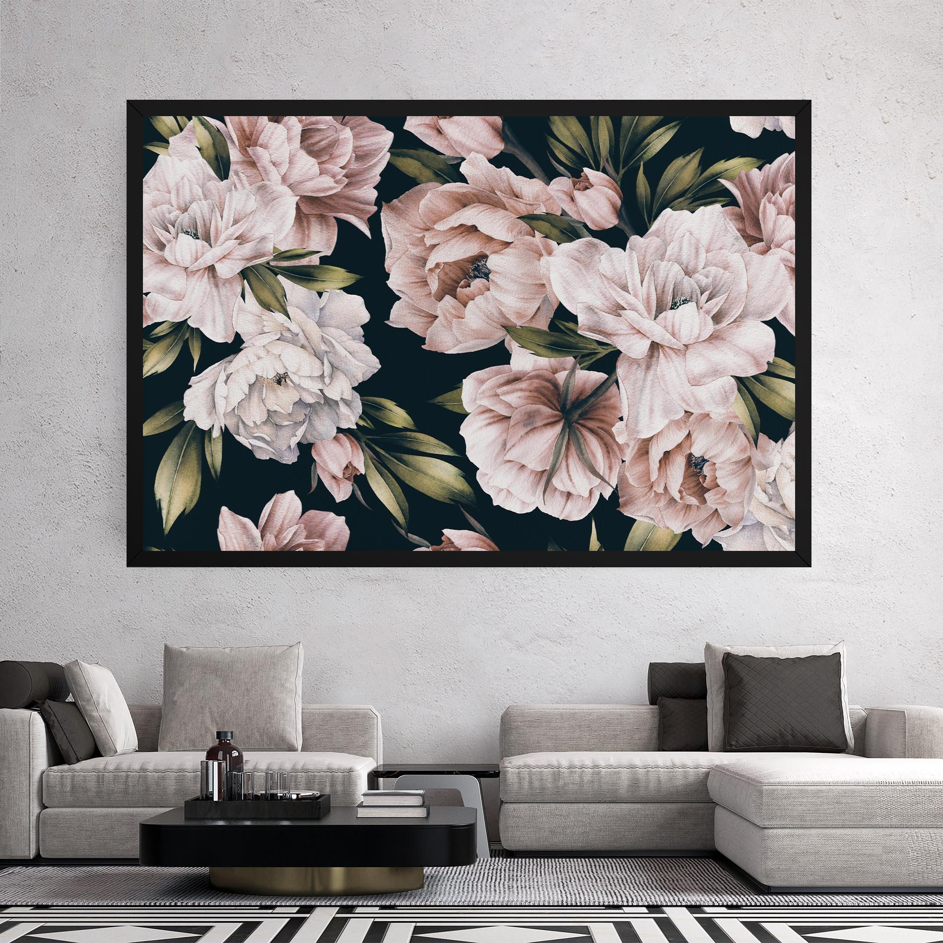 Tablou Canvas Flori De Bujori mockup 2