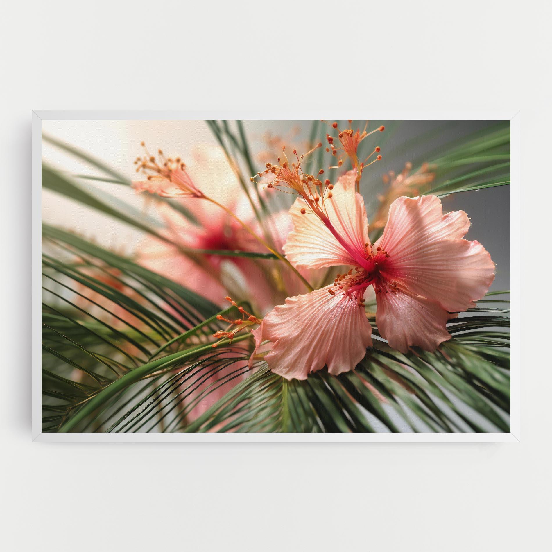 Tablou Canvas Sunset Exotic Flower mockup 0