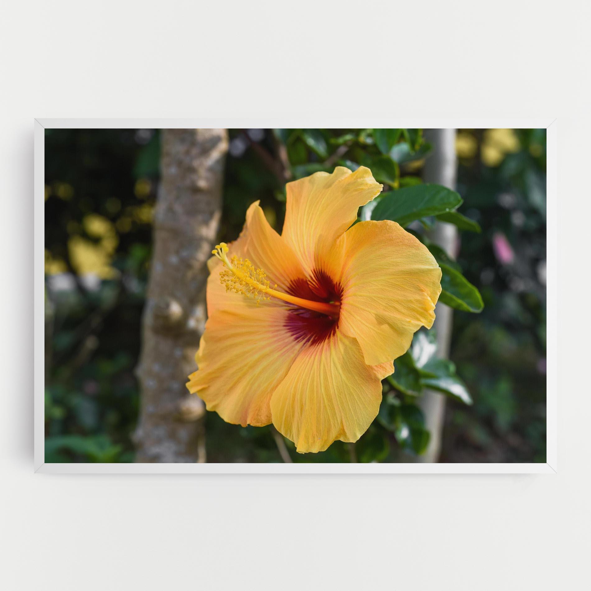 Tablou Canvas Yellow Hibiscus mockup 0