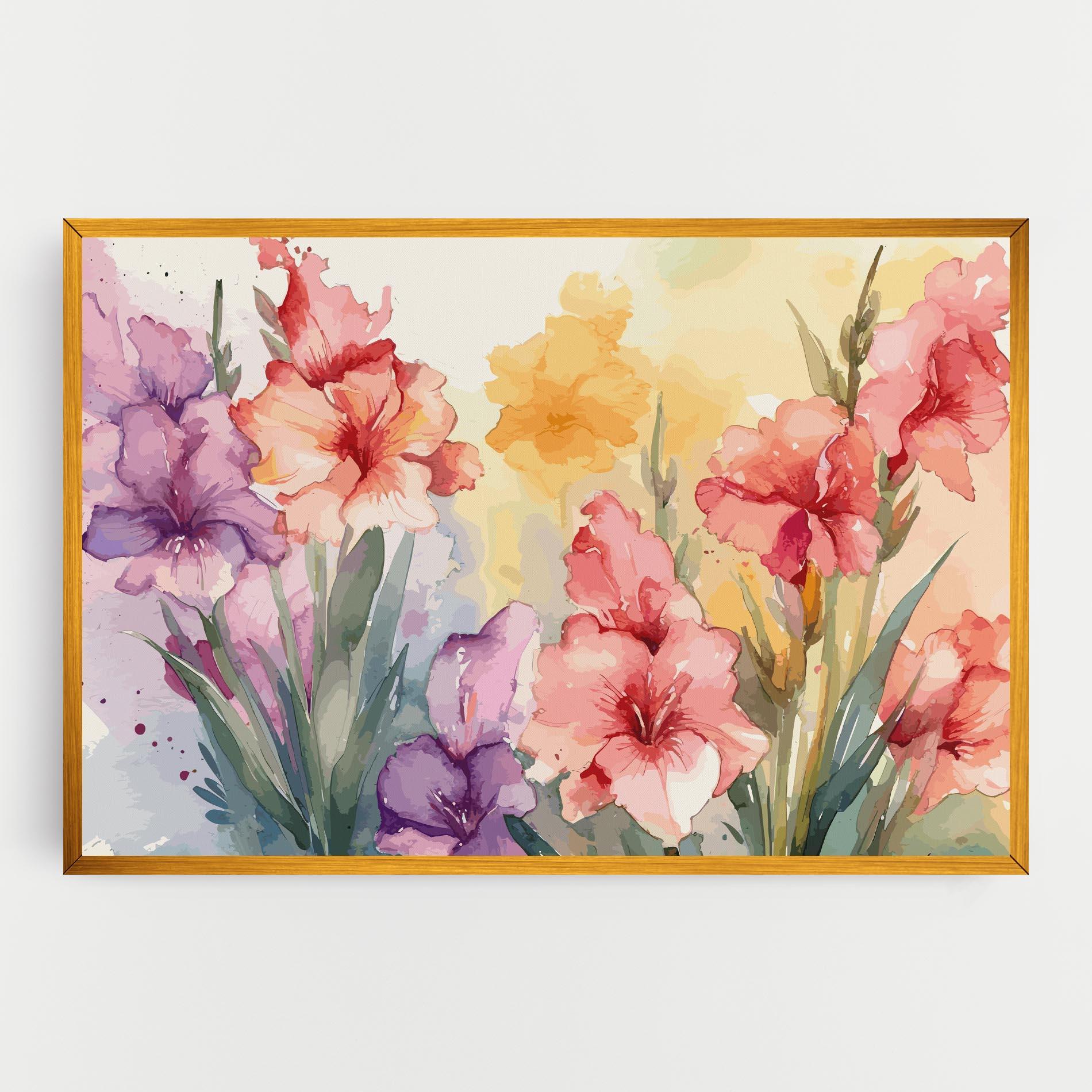 Tablou Canvas Exotic Watercolor mockup 0