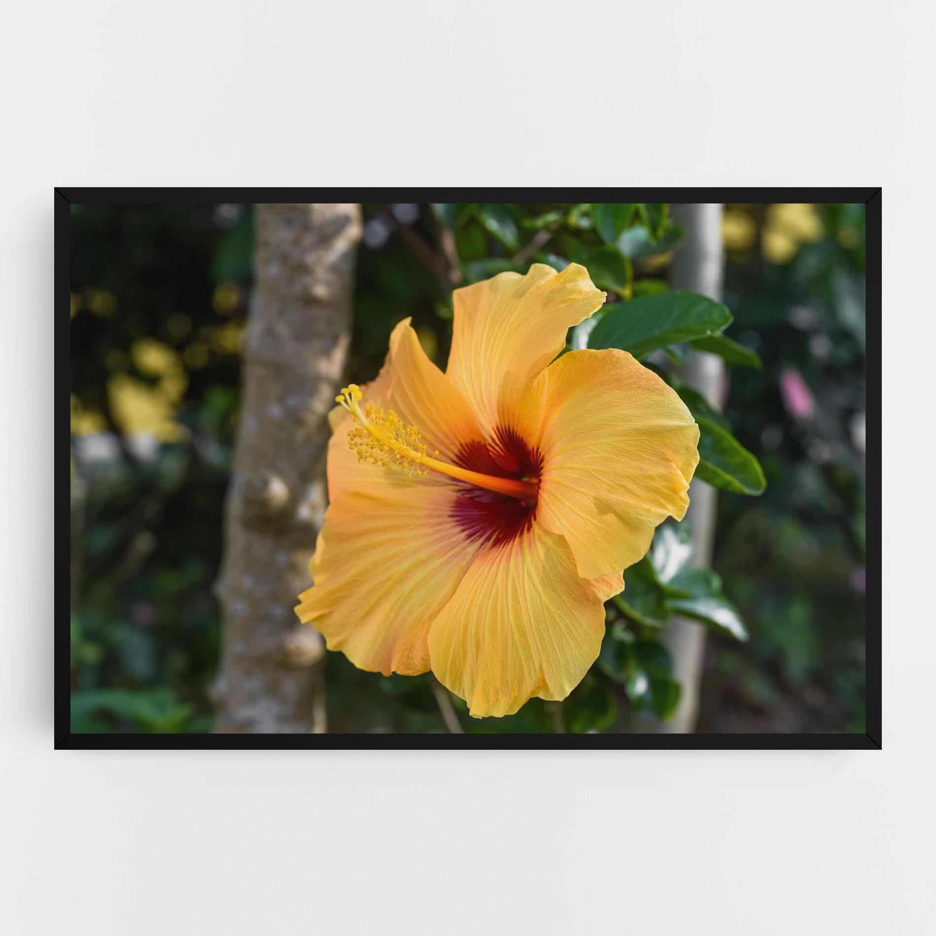 Tablou Canvas Yellow Hibiscus mockup 0