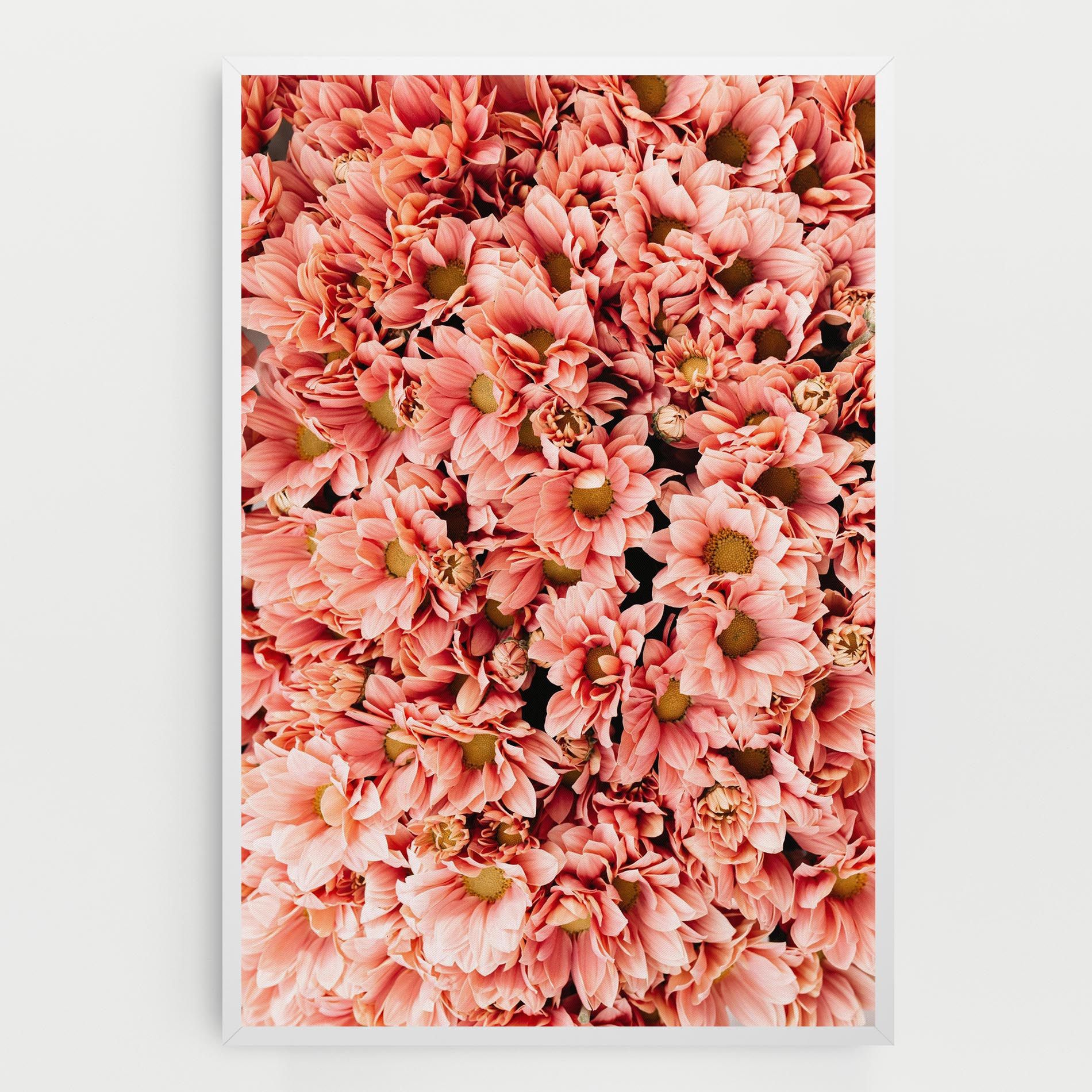 Pink Flowers Bouquet mockup 0