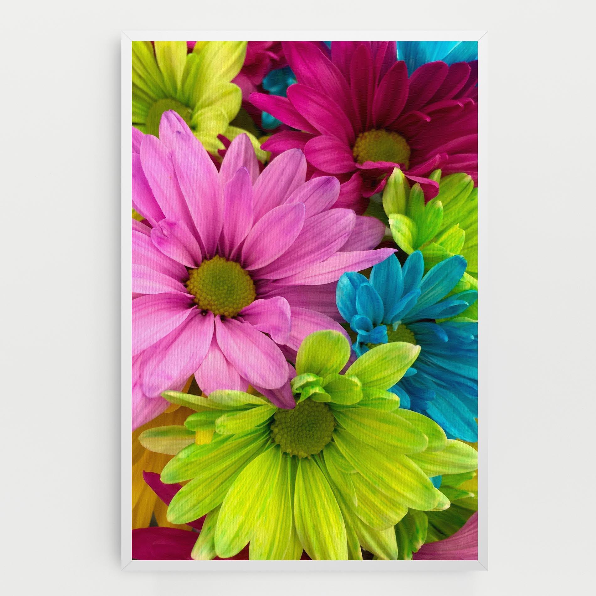 Tablou Canvas Three Shades Of Flower mockup 0