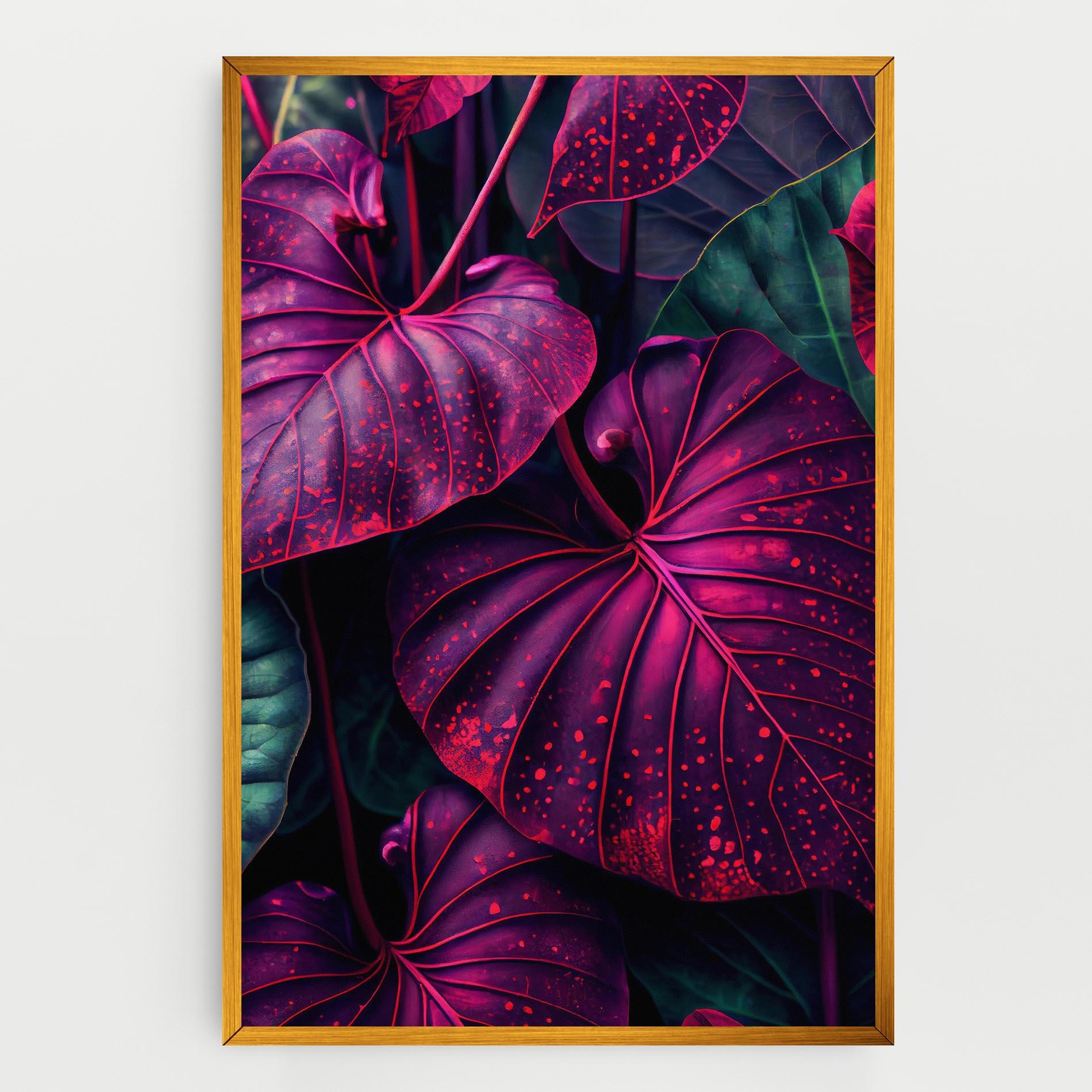 Tablou Canvas Big Purple Exotic mockup 0