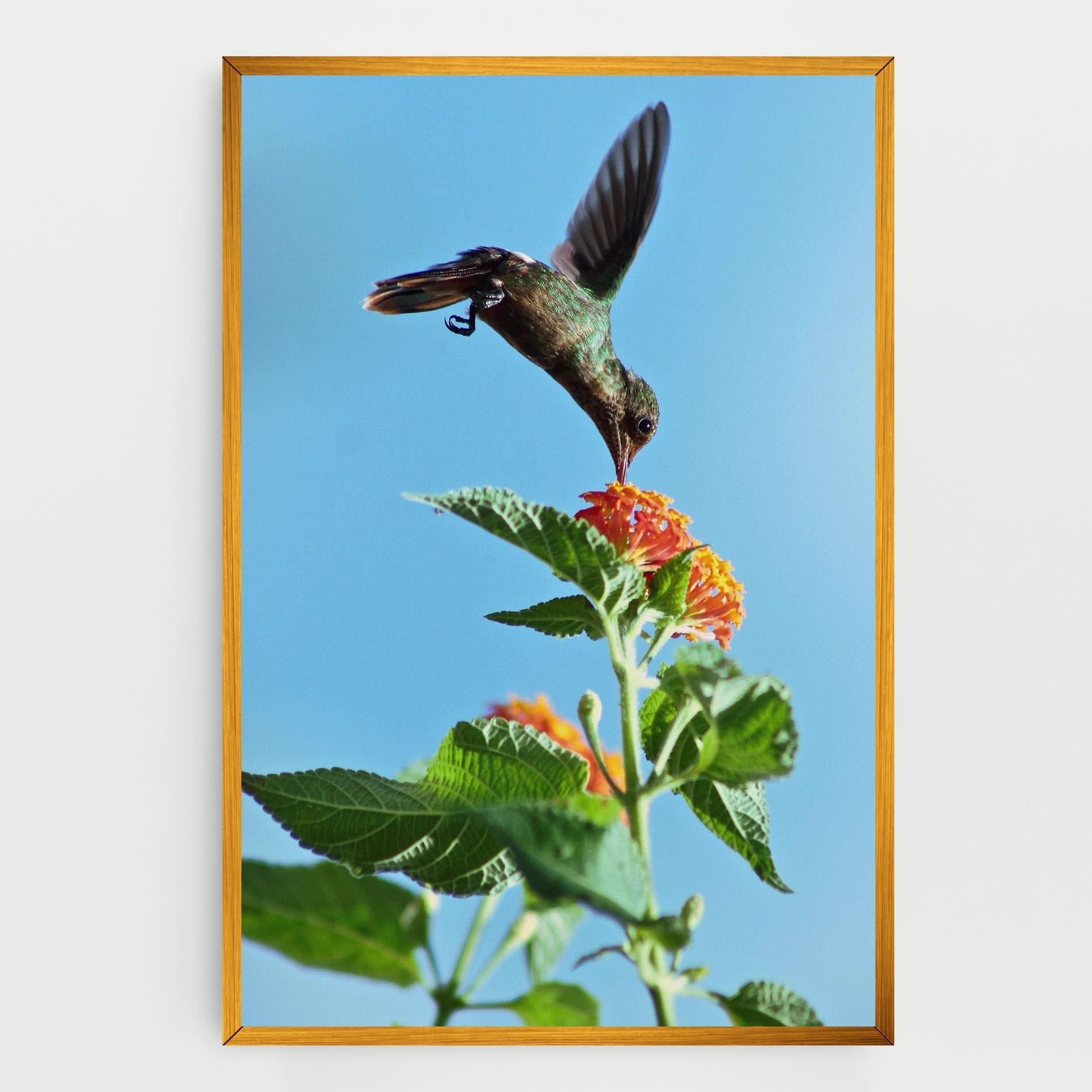 Tablou Canvas Bird Exotic Flower mockup 0