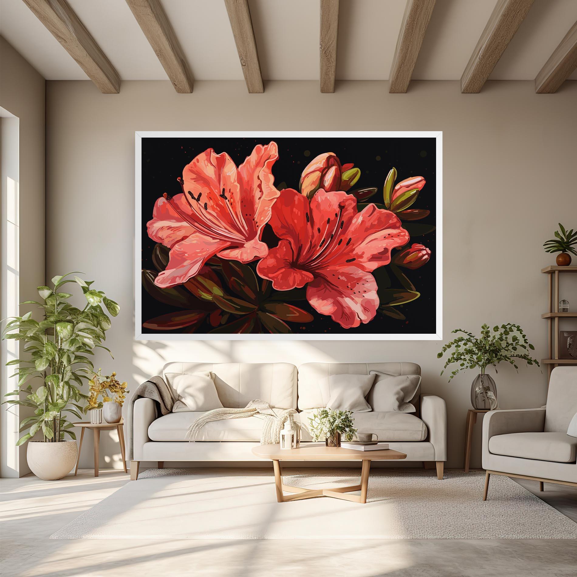 Tablou Canvas Art Exotic Flower mockup 6