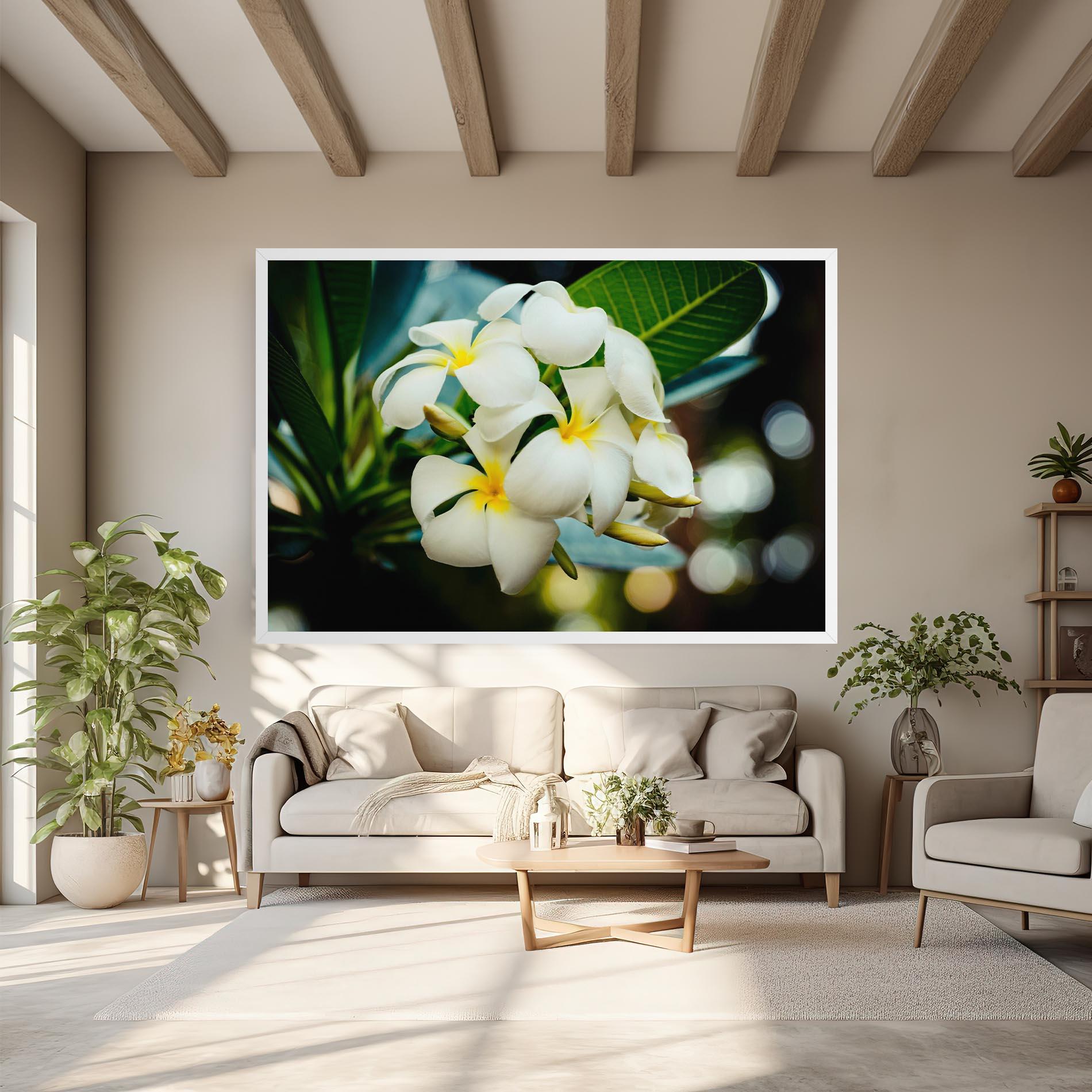 Tablou Canvas Beautiful White Exotic mockup 6