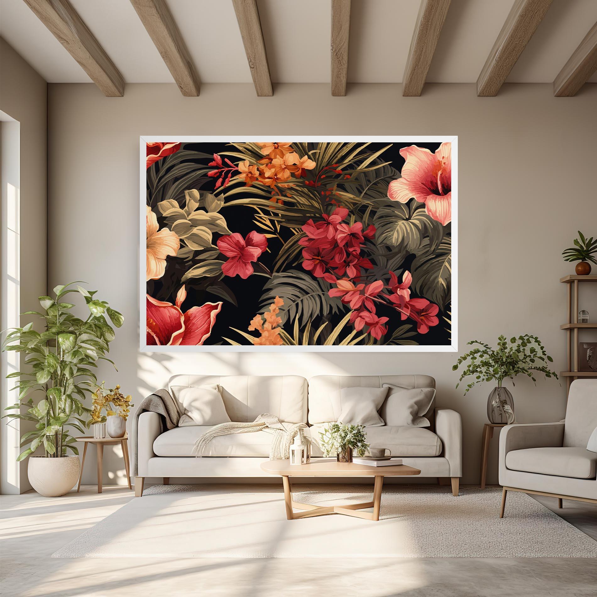 Tablou Canvas Exotic Flower Plant mockup 6