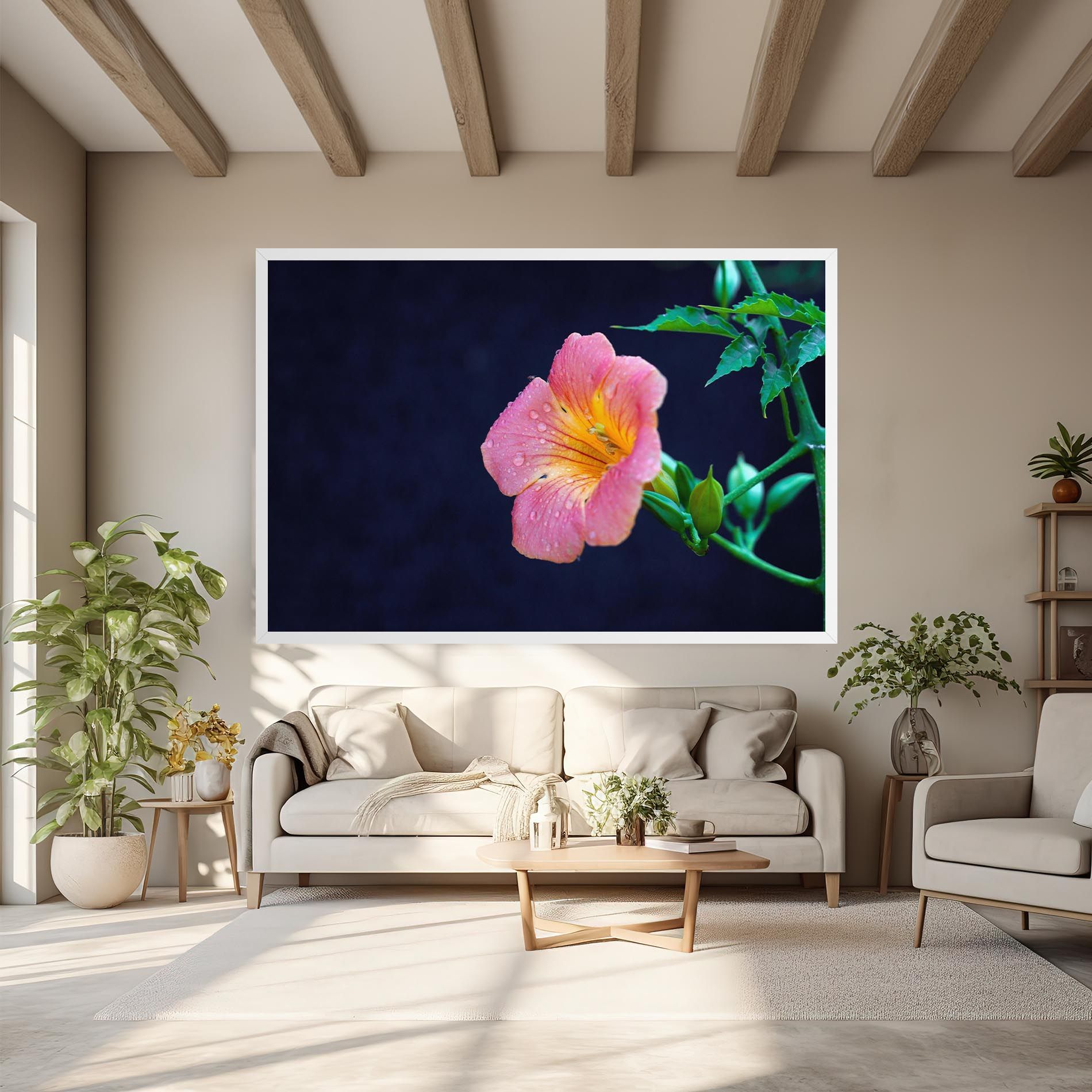 Exotic Pink Plant mockup 6