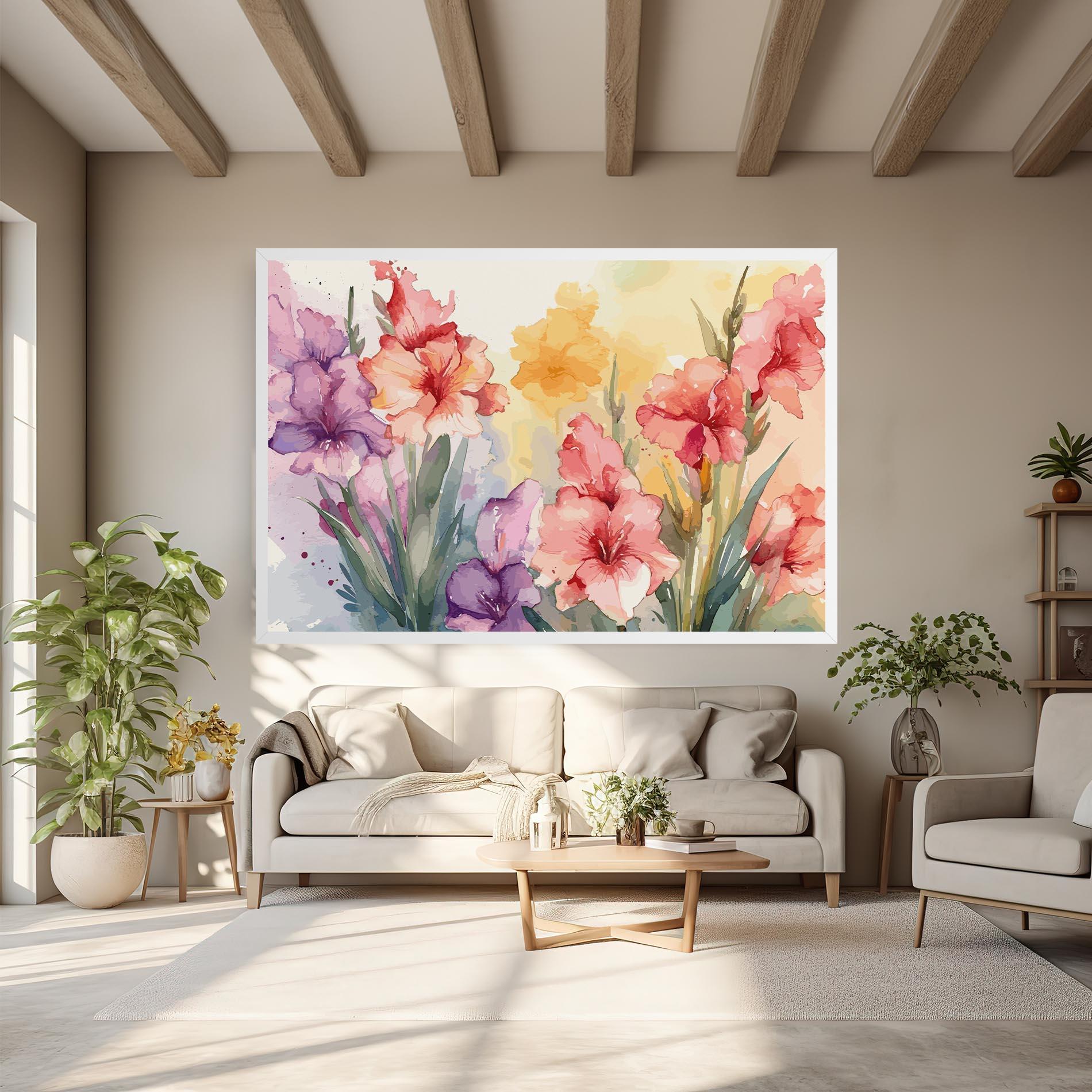 Tablou Canvas Exotic Watercolor mockup 6