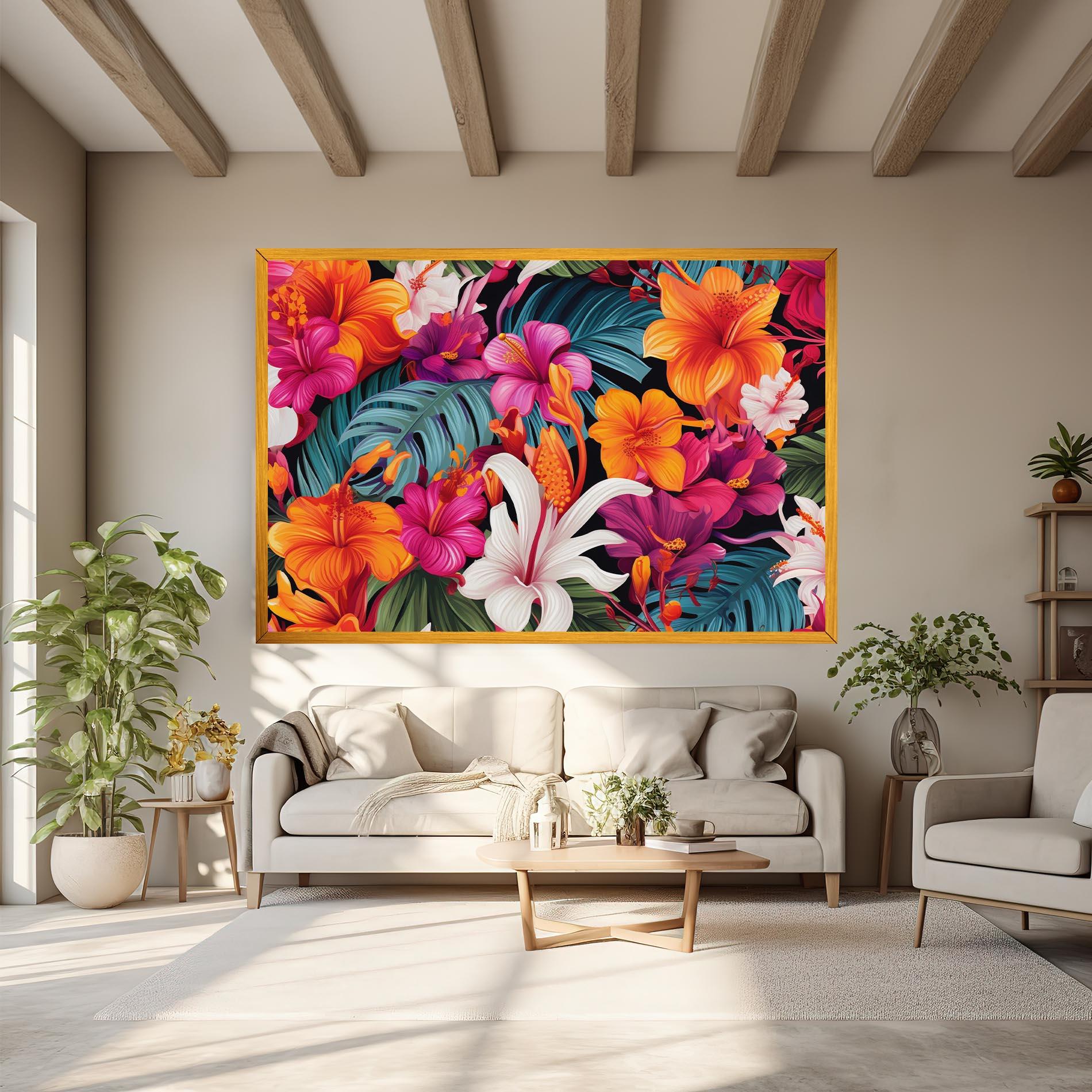 Tablou Canvas Exotic Patern mockup 6