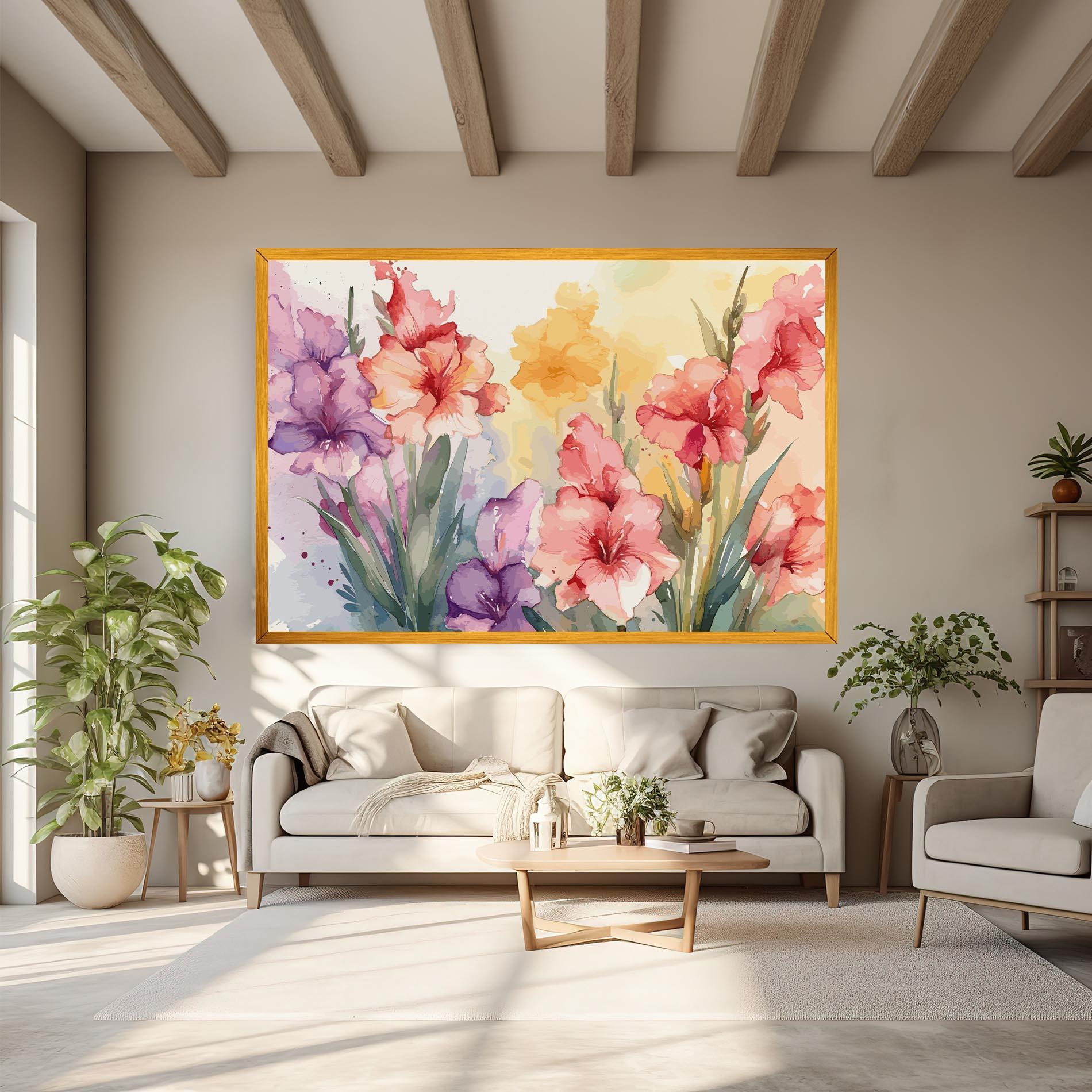 Tablou Canvas Exotic Watercolor mockup 6