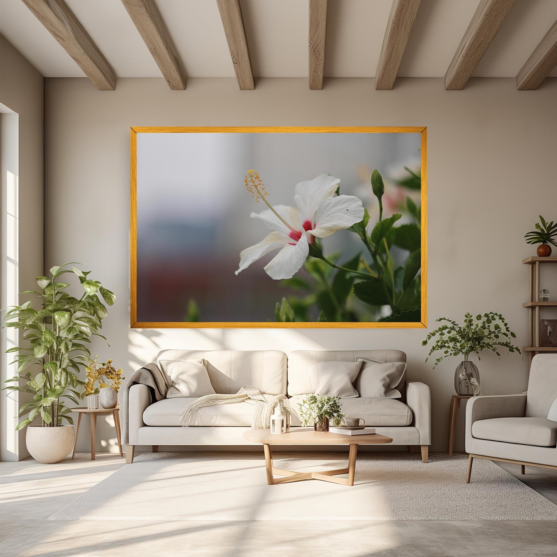 Tablou Canvas Exotic White Flower mockup 6