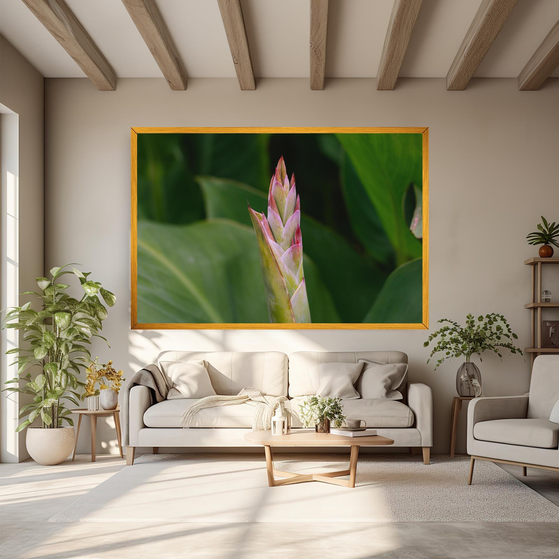 Tablou Canvas Light Pink Exotic mockup 6