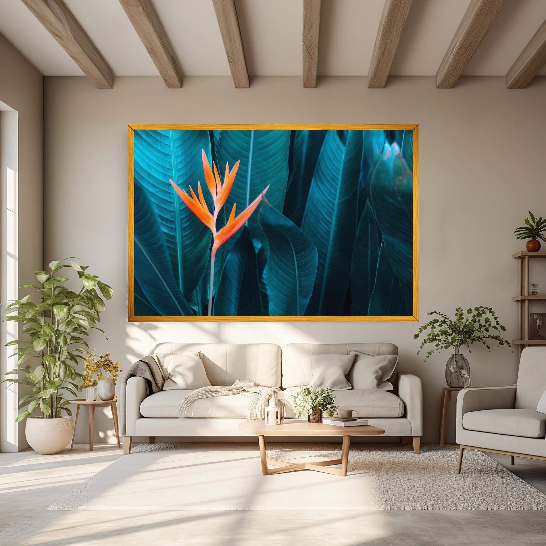 Orange Green Exotic mockup 6