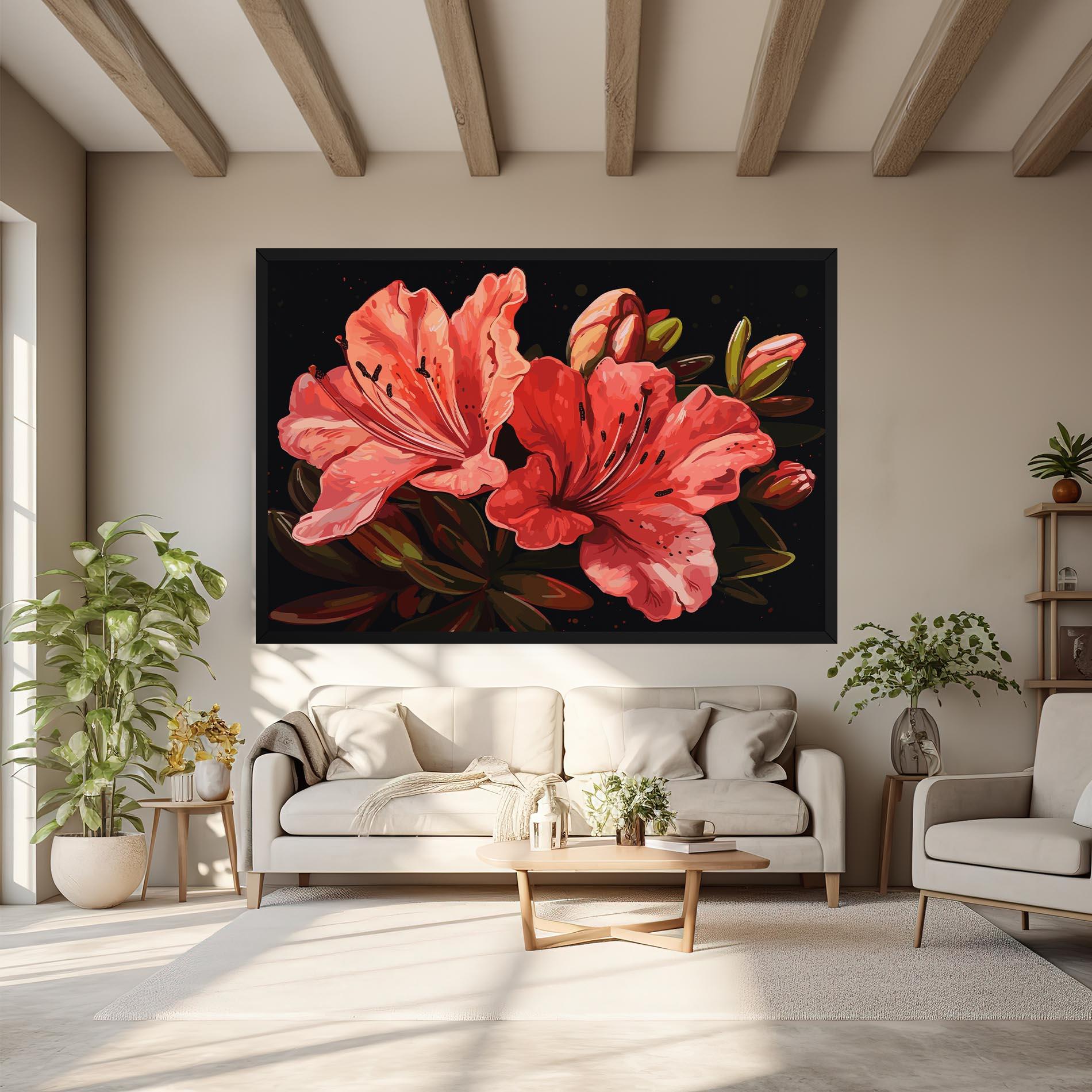 Tablou Canvas Art Exotic Flower mockup 6