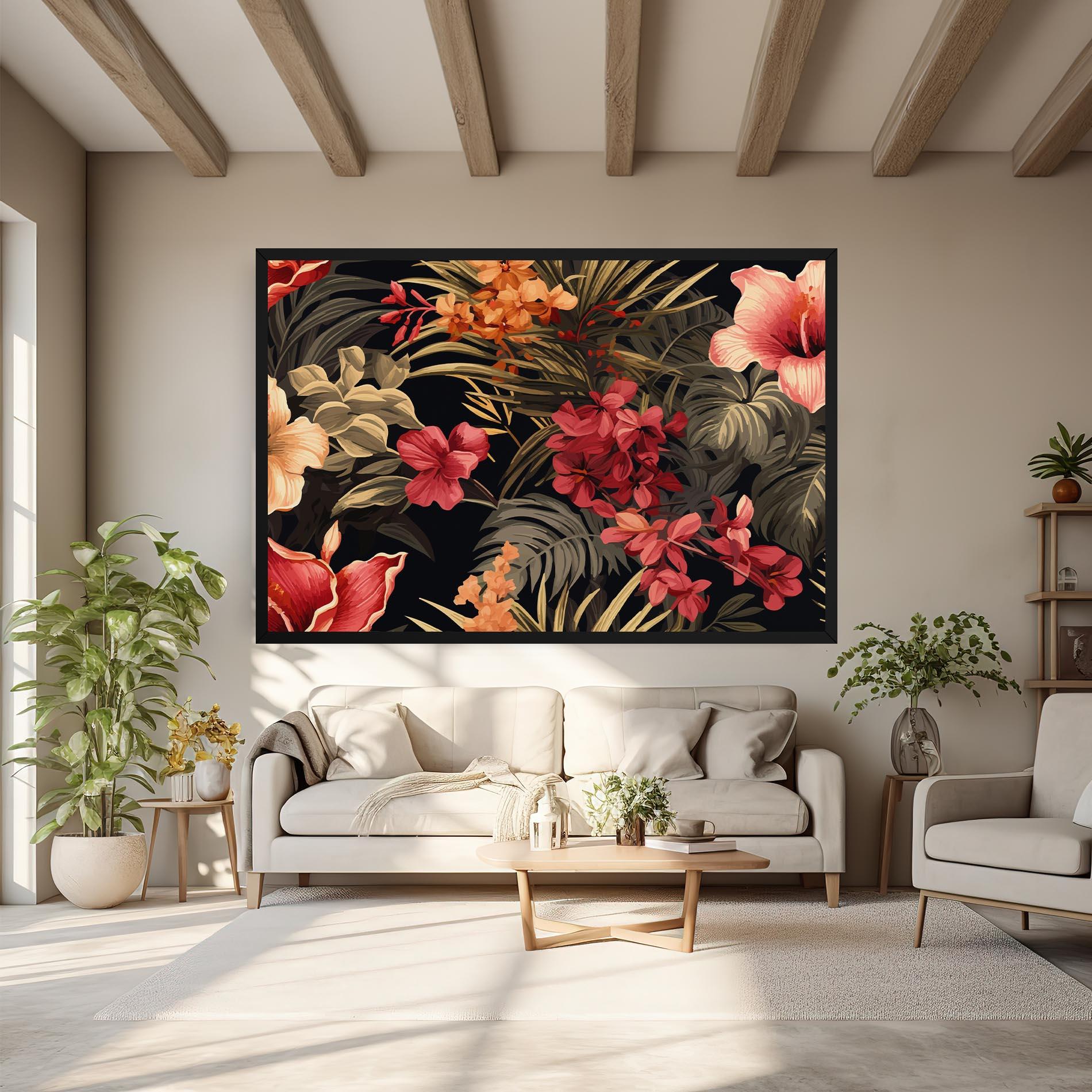 Tablou Canvas Exotic Flower Plant mockup 6