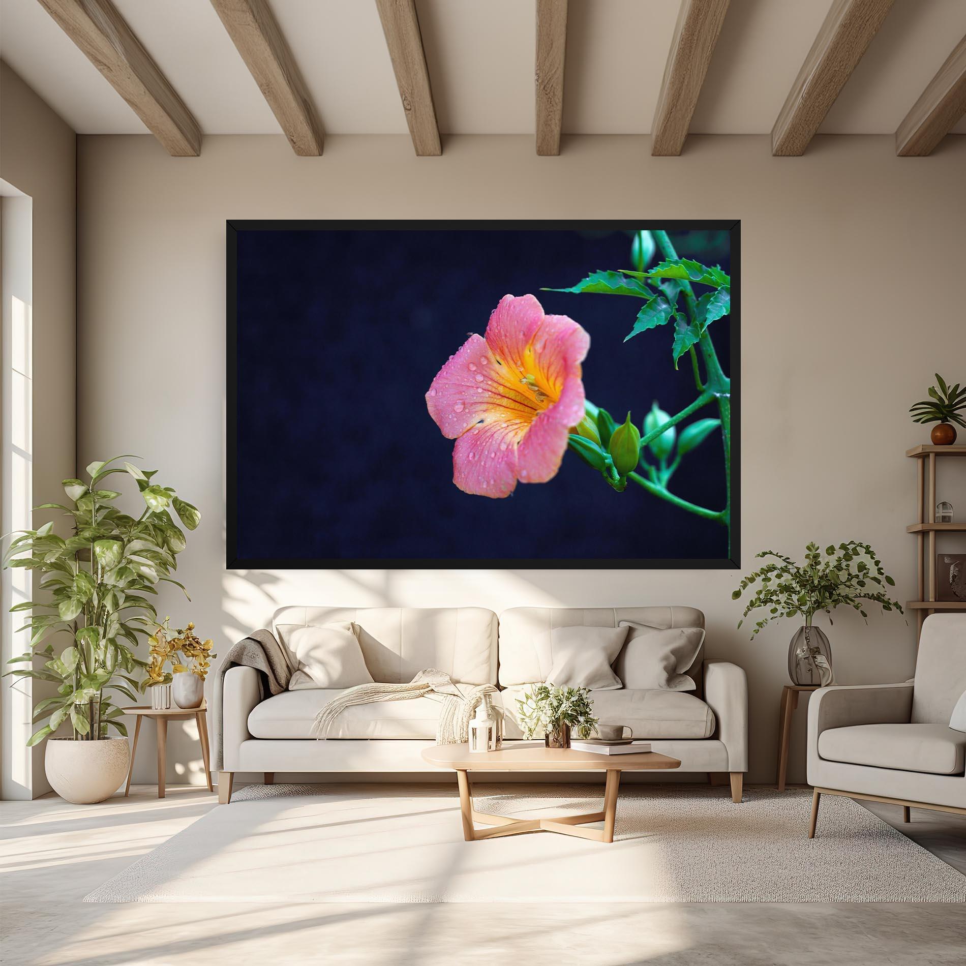 Tablou Canvas Exotic Pink Plant mockup 6