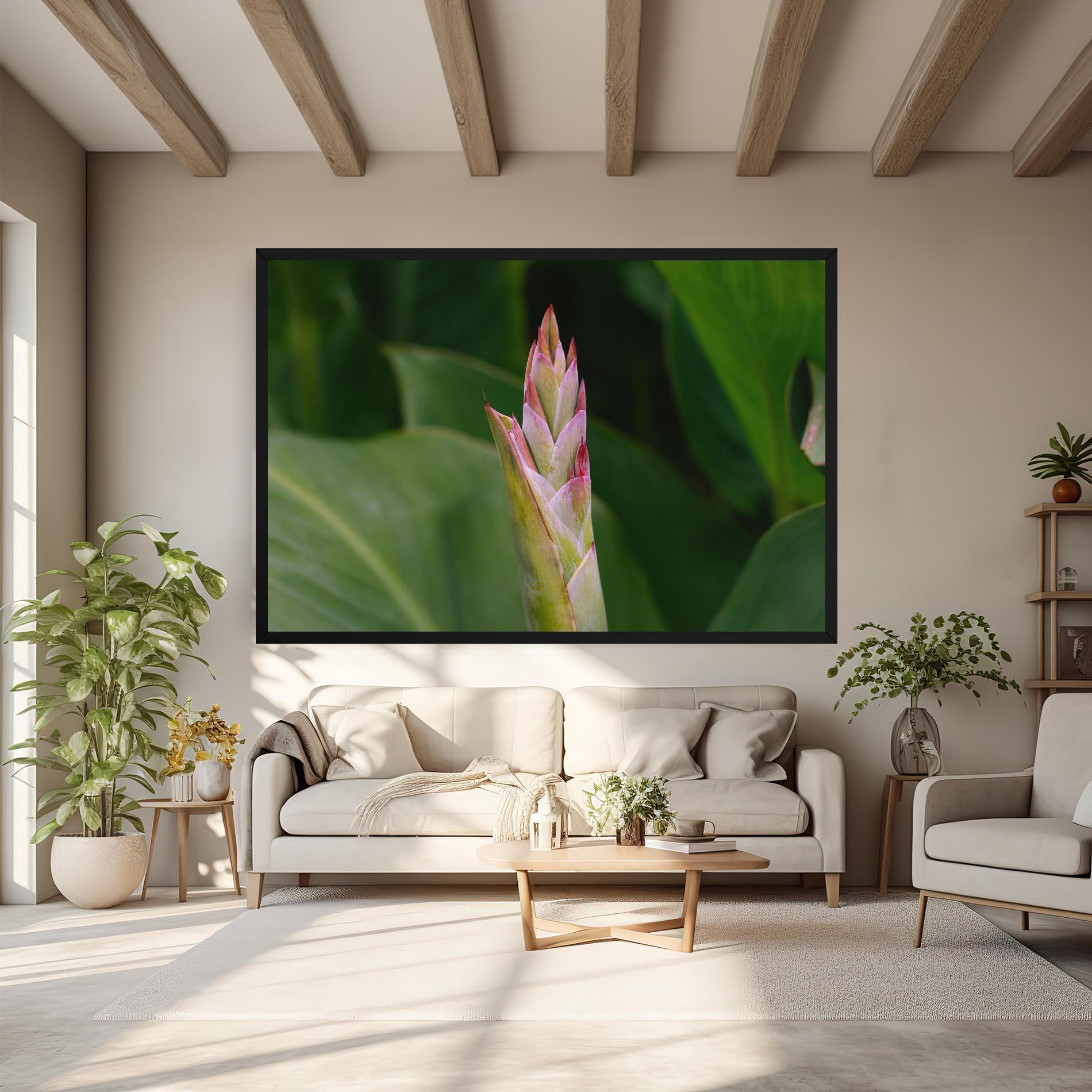 Tablou Canvas Light Pink Exotic mockup 6