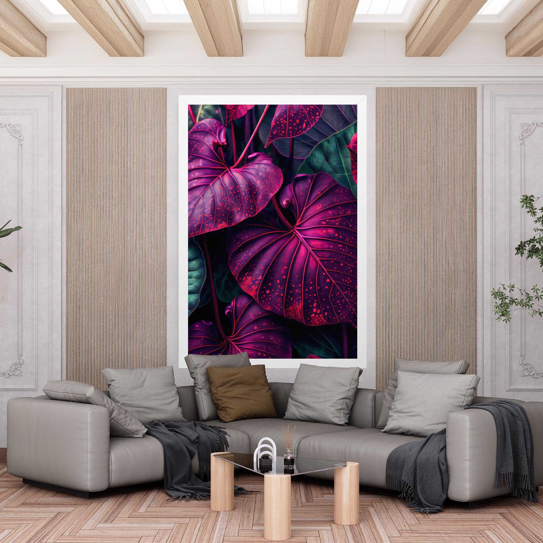 Tablou Canvas Big Purple Exotic mockup 6