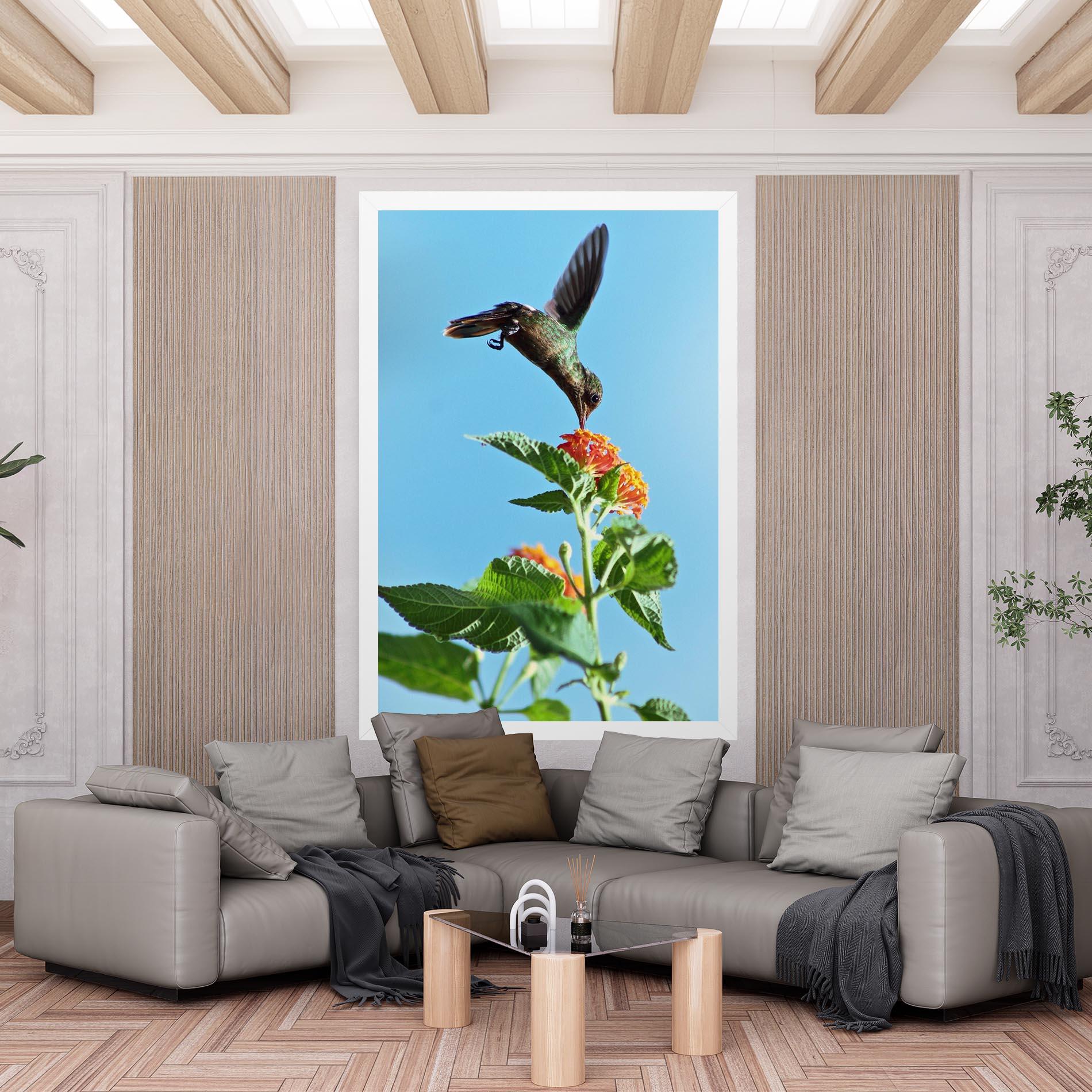 Tablou Canvas Bird Exotic Flower mockup 6