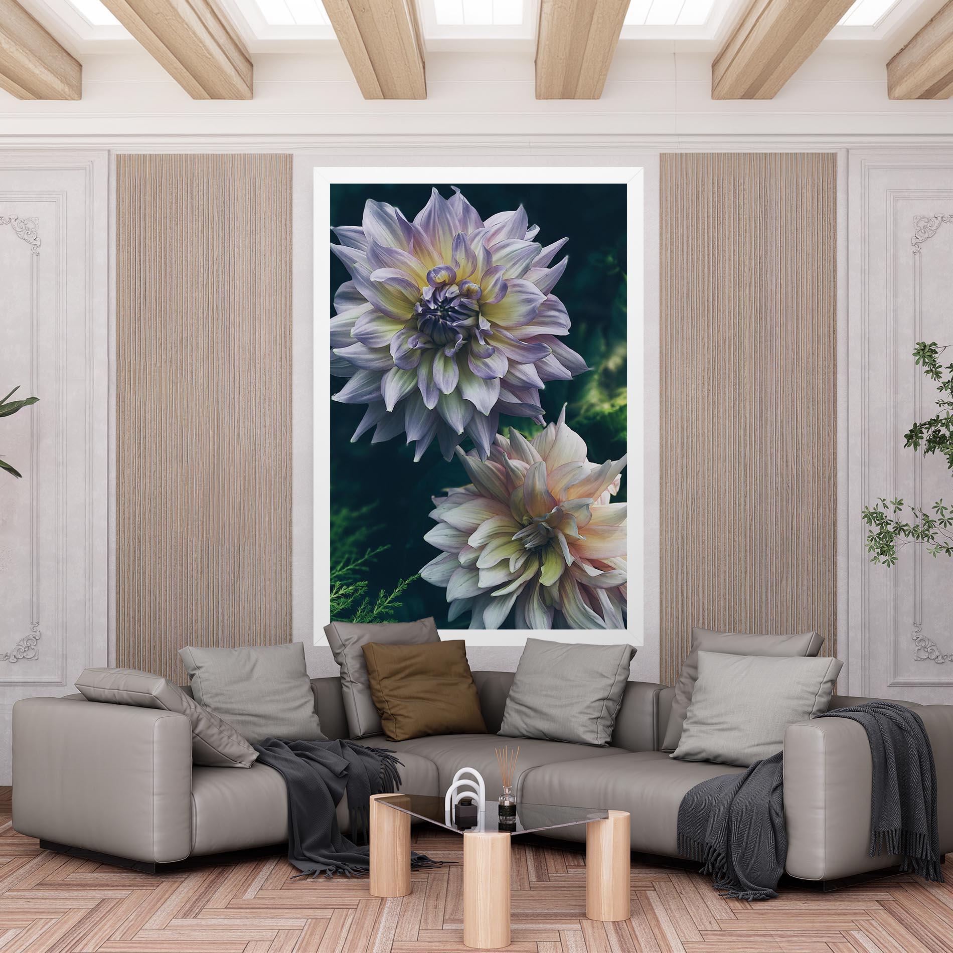 Tablou Canvas Dahlia Flowers mockup 6